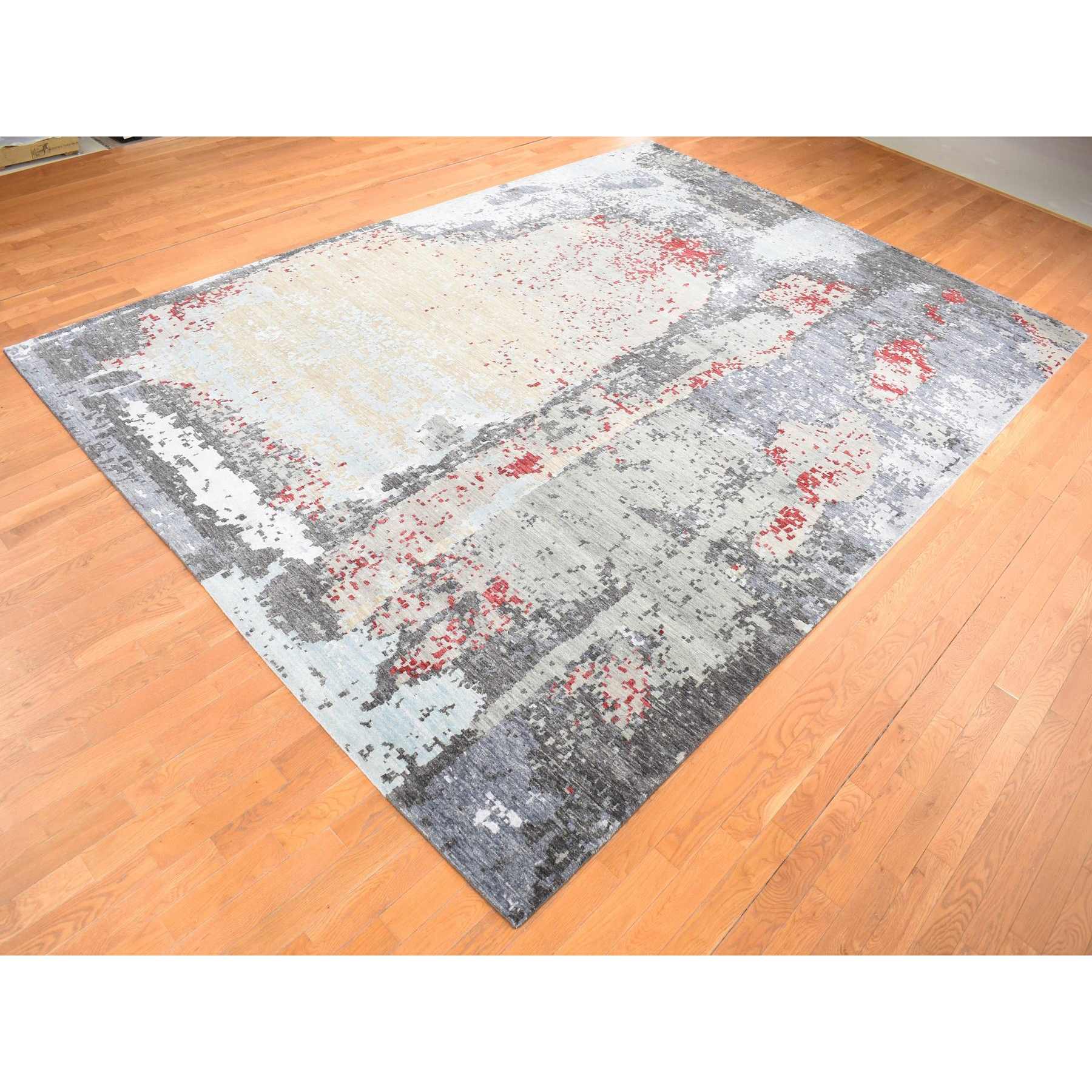 Modern-and-Contemporary-Hand-Knotted-Rug-403970