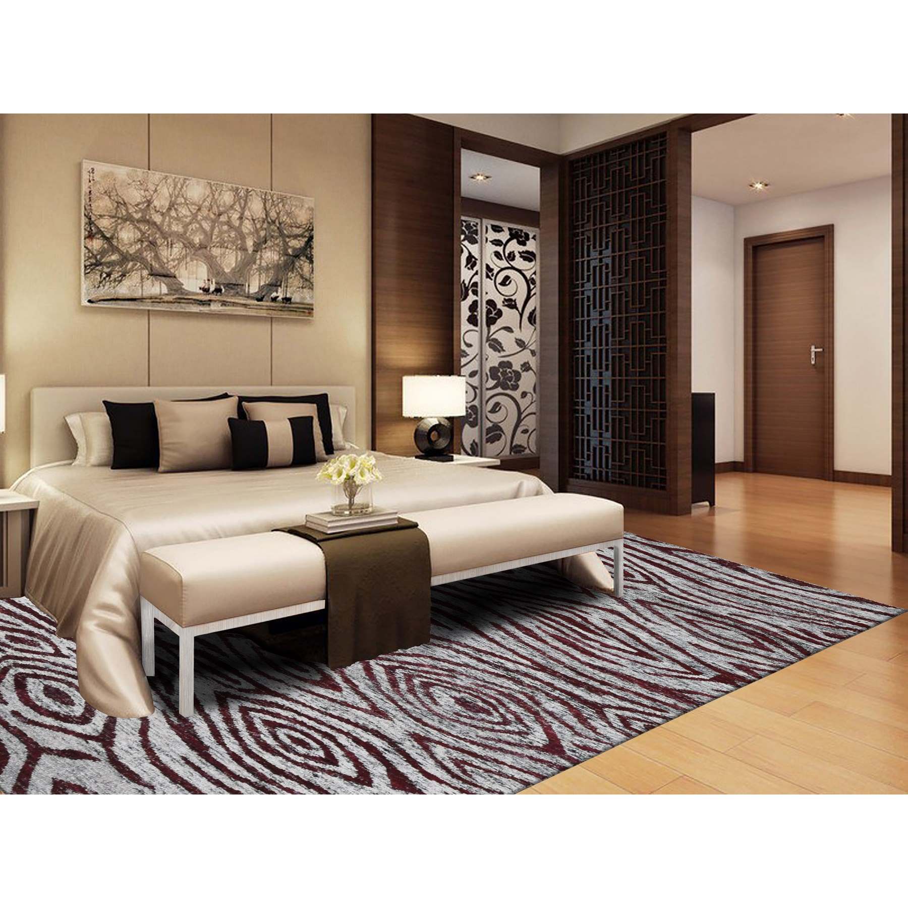 Modern-and-Contemporary-Hand-Knotted-Rug-404105