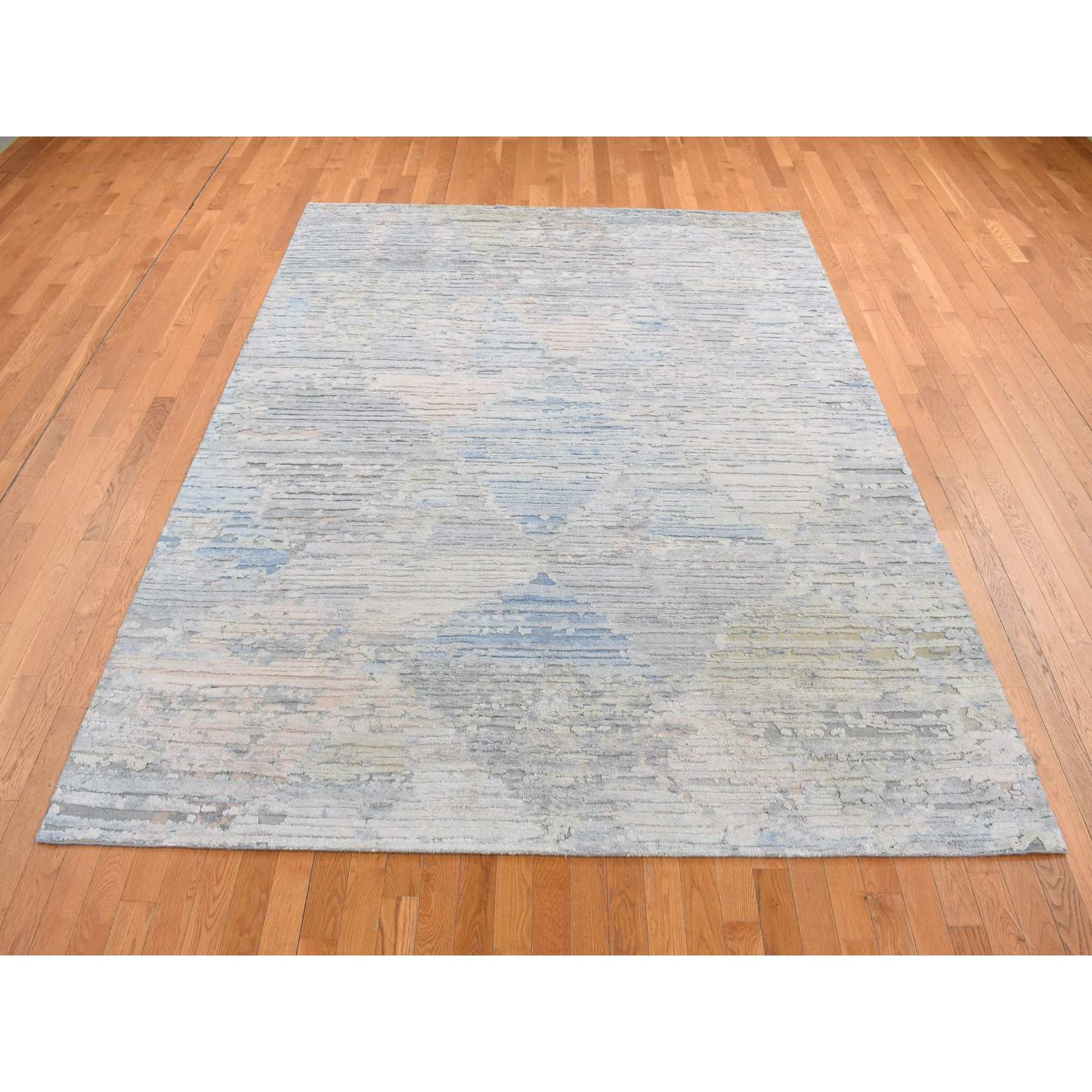 Modern-and-Contemporary-Hand-Knotted-Rug-404150