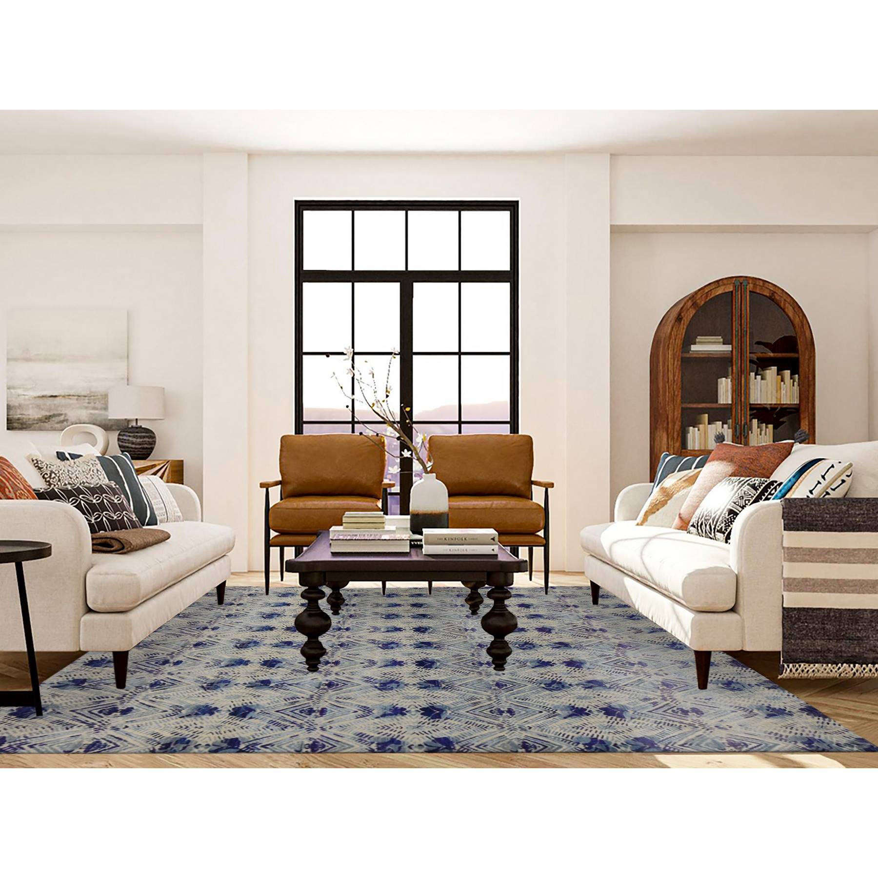 Modern-and-Contemporary-Hand-Knotted-Rug-404205