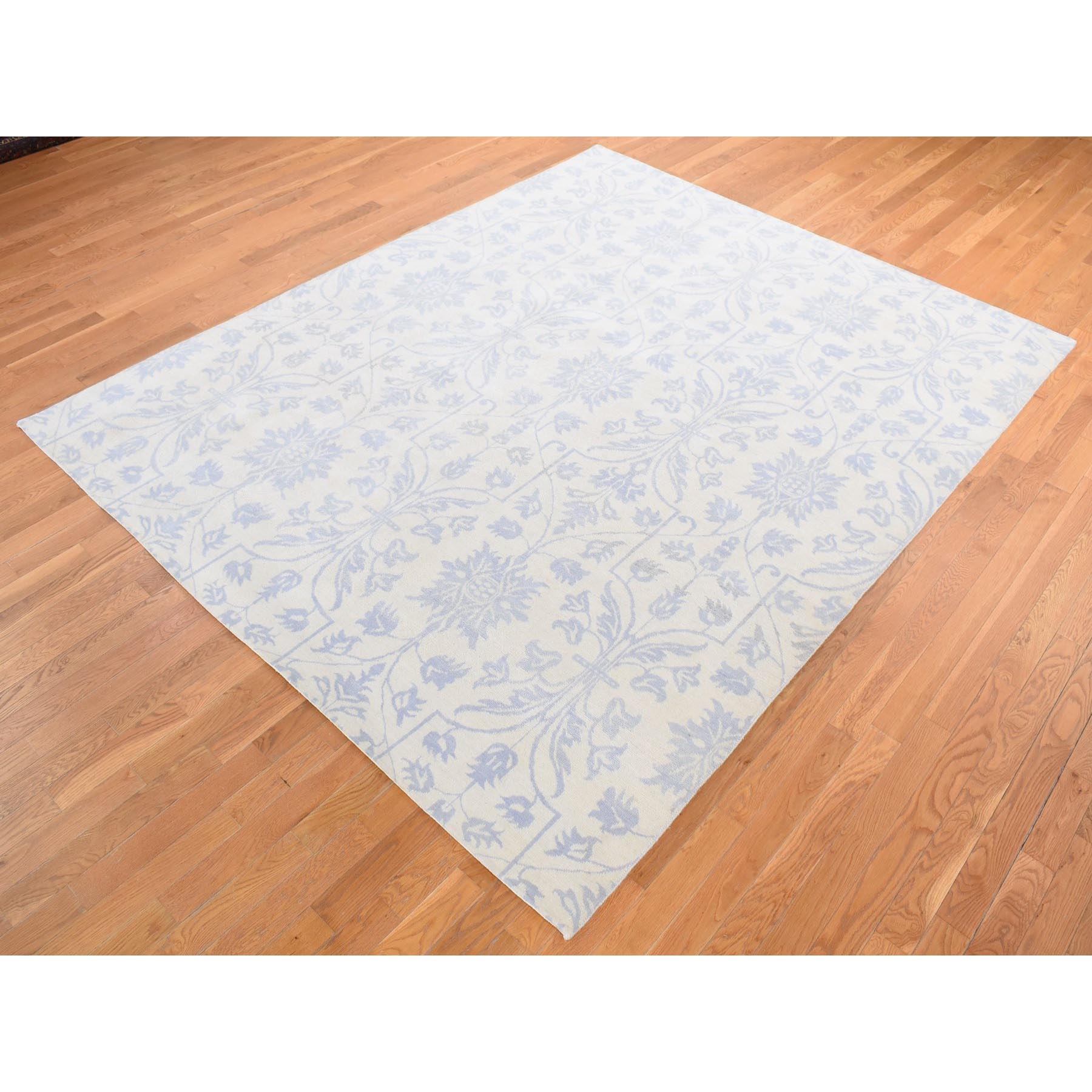 Oushak-And-Peshawar-Hand-Knotted-Rug-402515