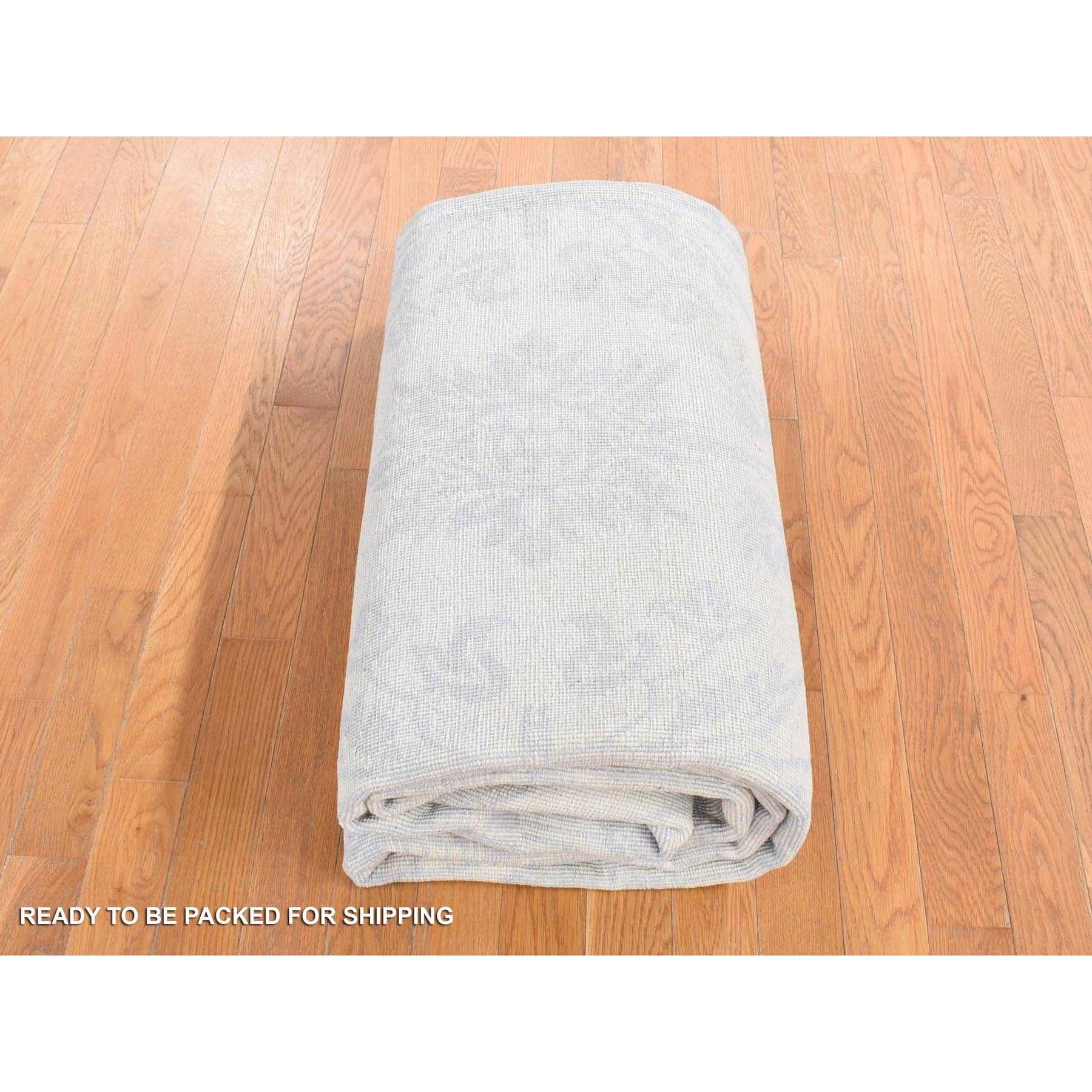 Oushak-And-Peshawar-Hand-Knotted-Rug-402515