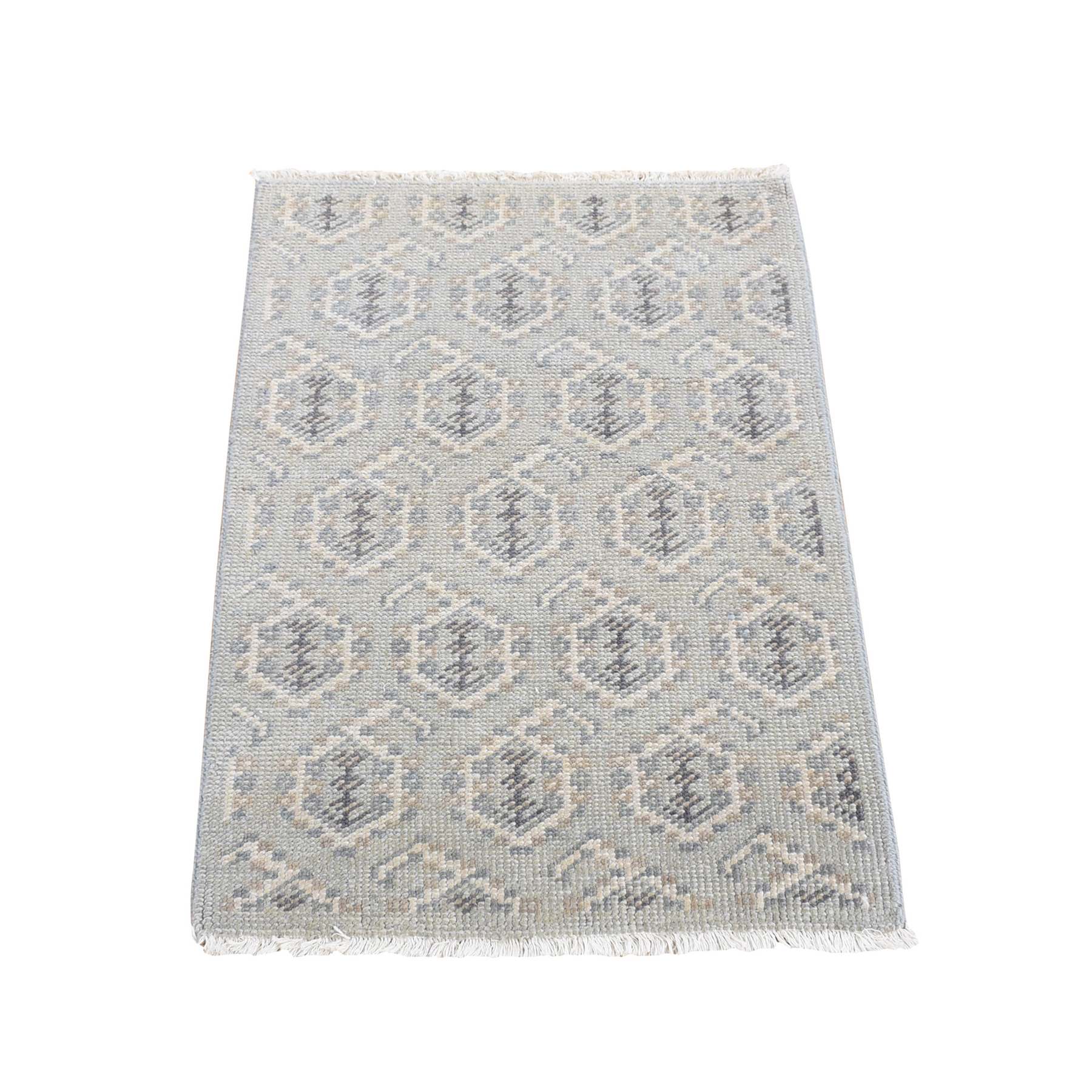 Oushak-And-Peshawar-Hand-Knotted-Rug-402890