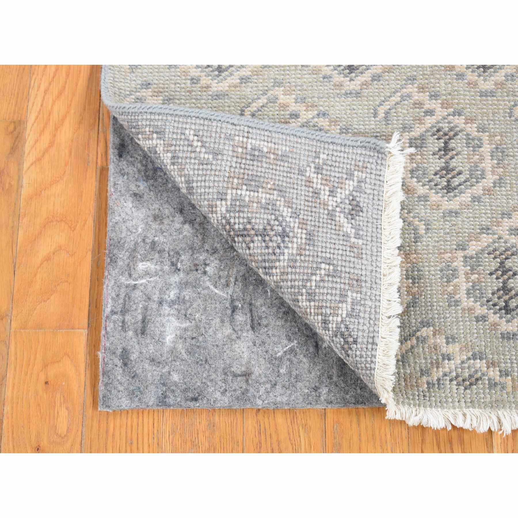 Oushak-And-Peshawar-Hand-Knotted-Rug-402890