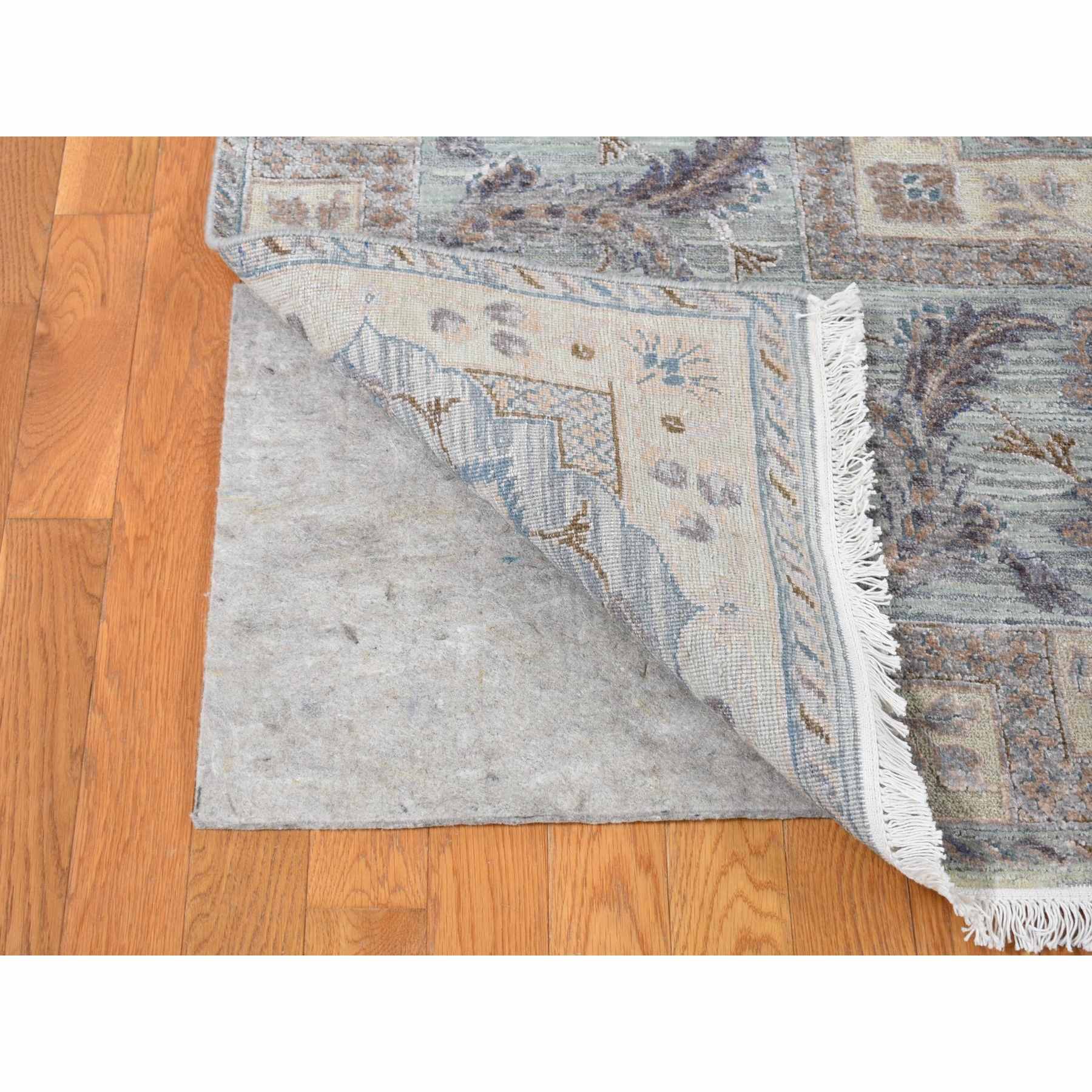Oushak-And-Peshawar-Hand-Knotted-Rug-403200