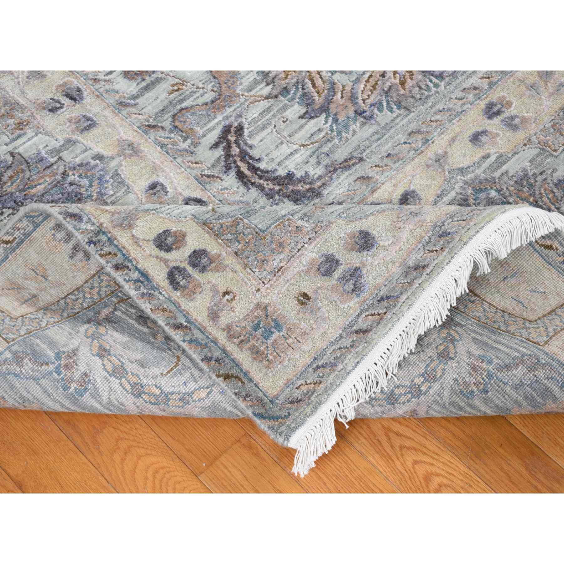 Oushak-And-Peshawar-Hand-Knotted-Rug-403200