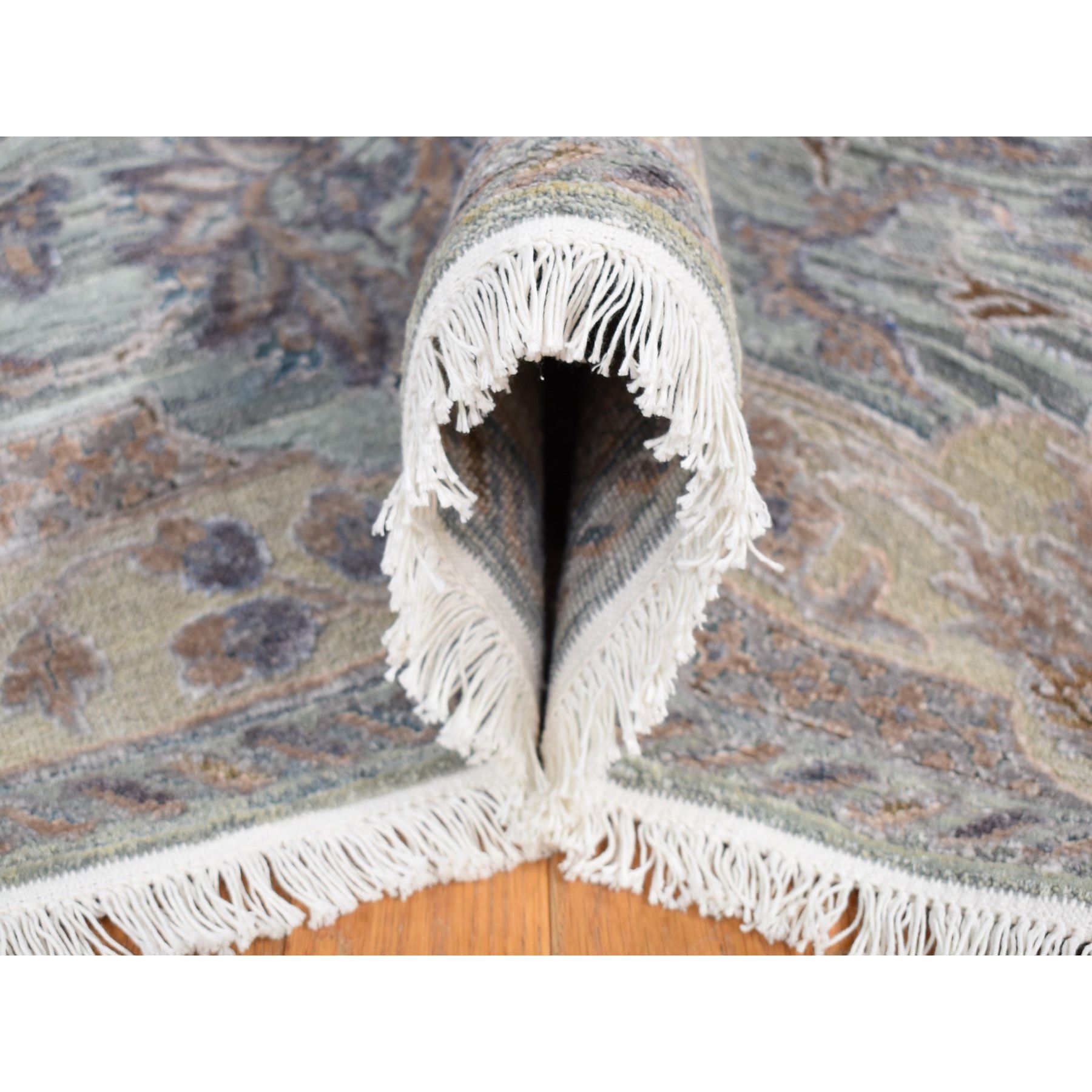 Oushak-And-Peshawar-Hand-Knotted-Rug-403200