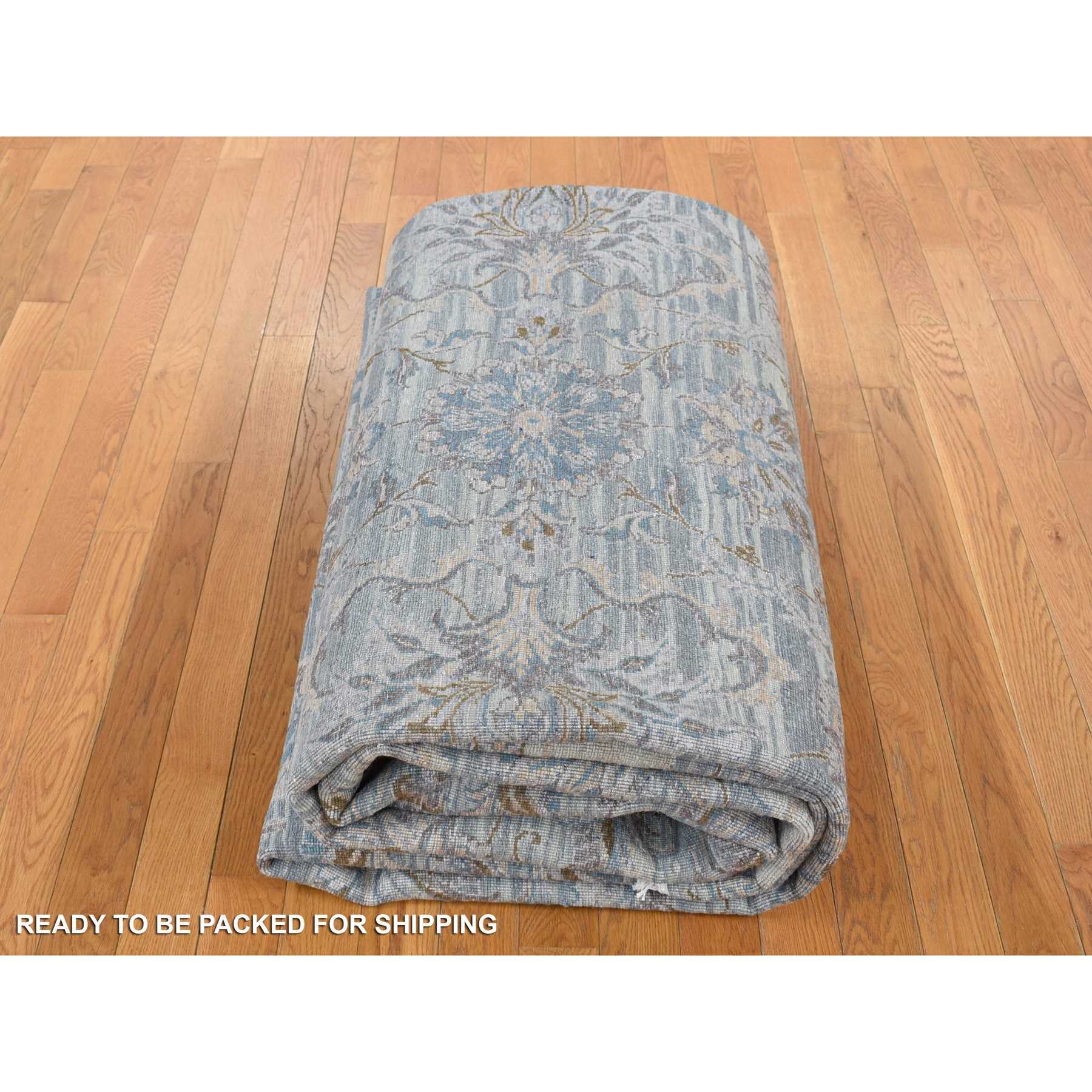 Oushak-And-Peshawar-Hand-Knotted-Rug-403200