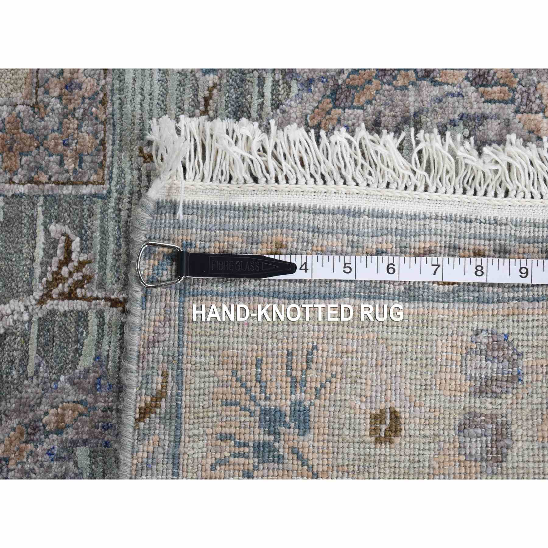 Oushak-And-Peshawar-Hand-Knotted-Rug-403200