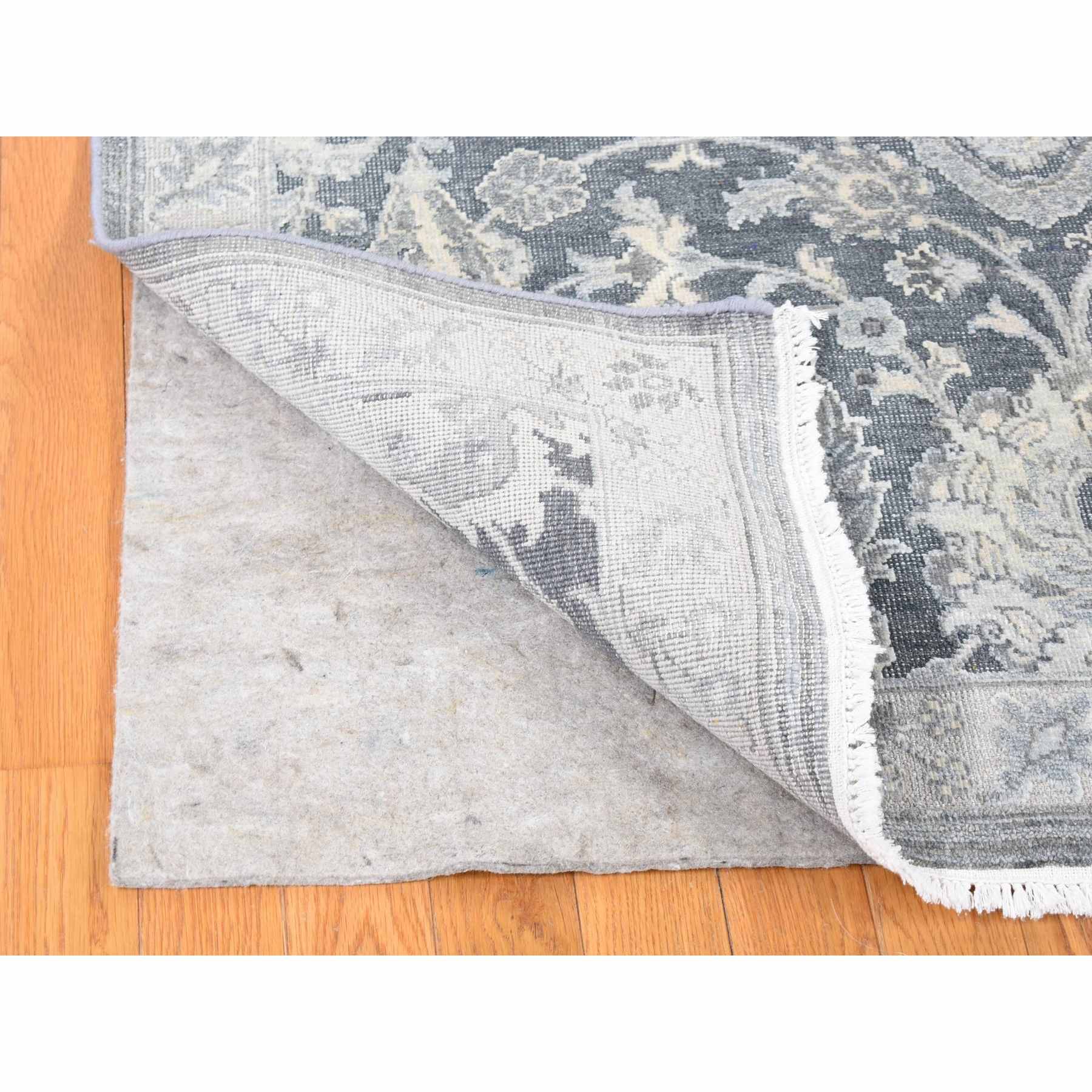 Oushak-And-Peshawar-Hand-Knotted-Rug-403410