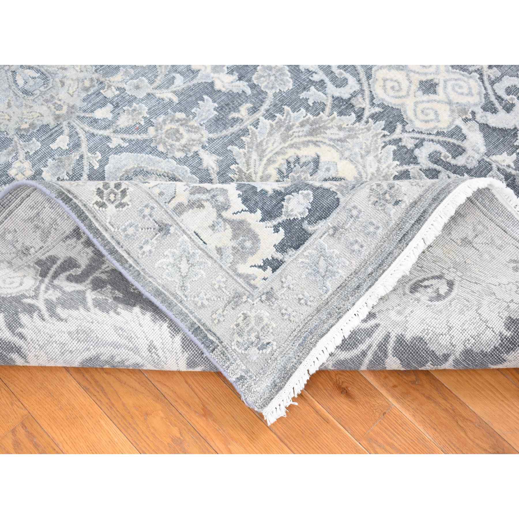 Oushak-And-Peshawar-Hand-Knotted-Rug-403410