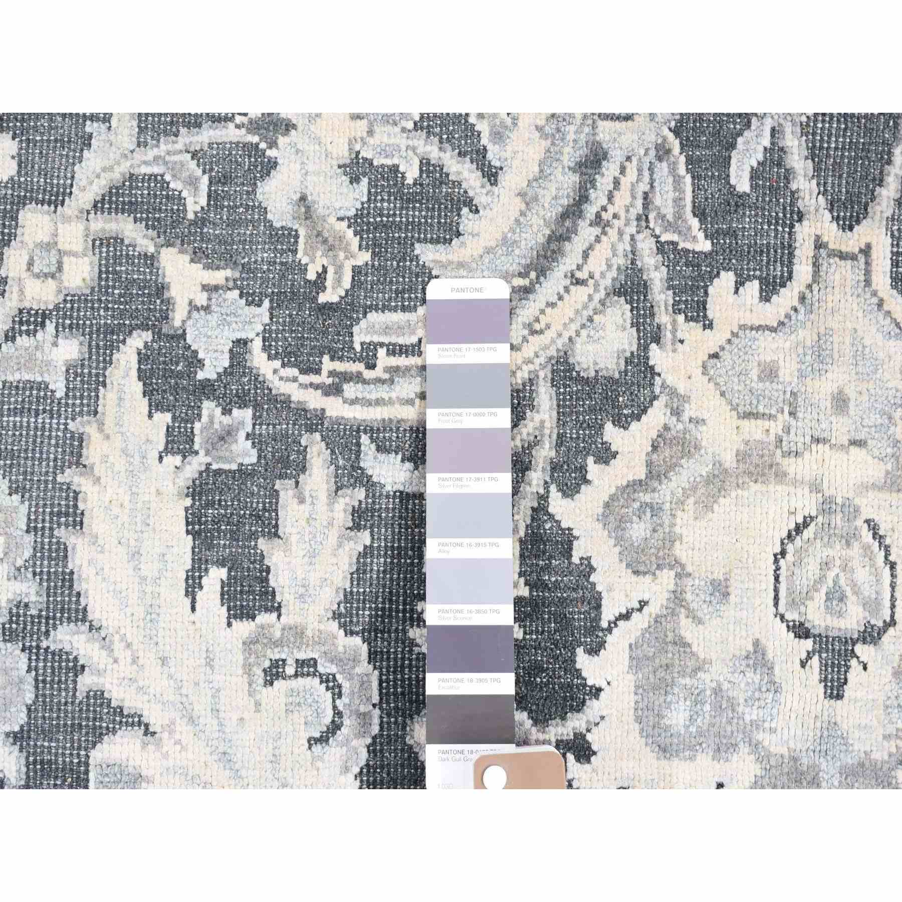 Oushak-And-Peshawar-Hand-Knotted-Rug-403410