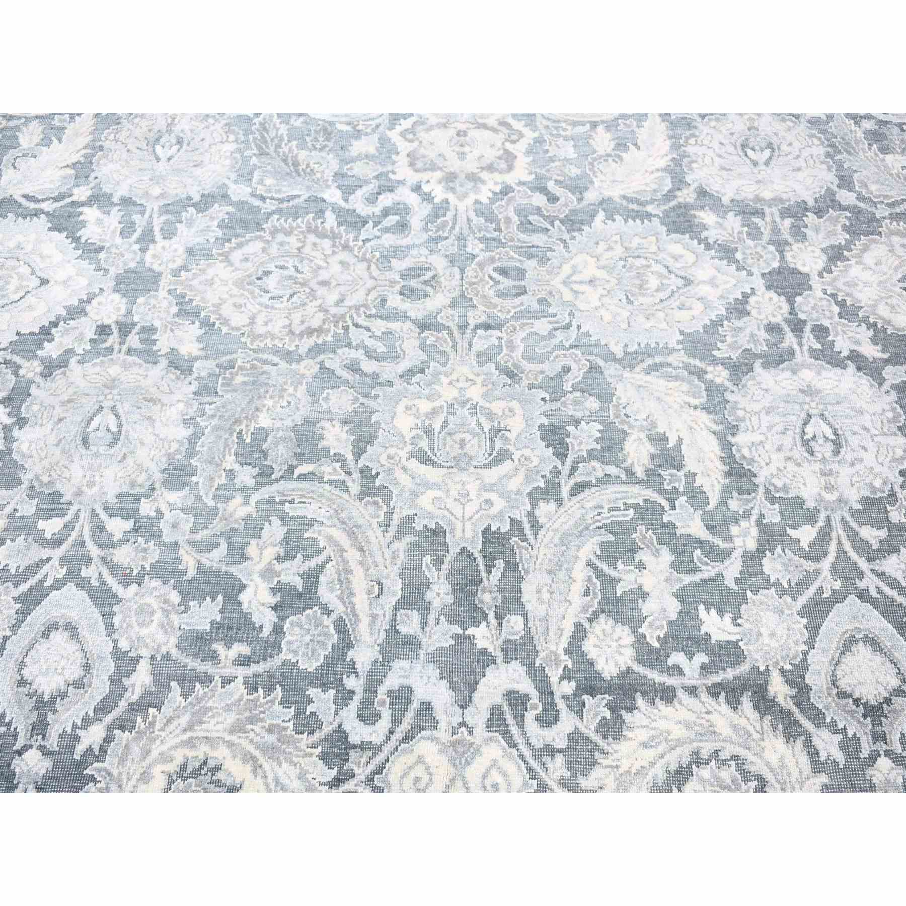 Oushak-And-Peshawar-Hand-Knotted-Rug-403410