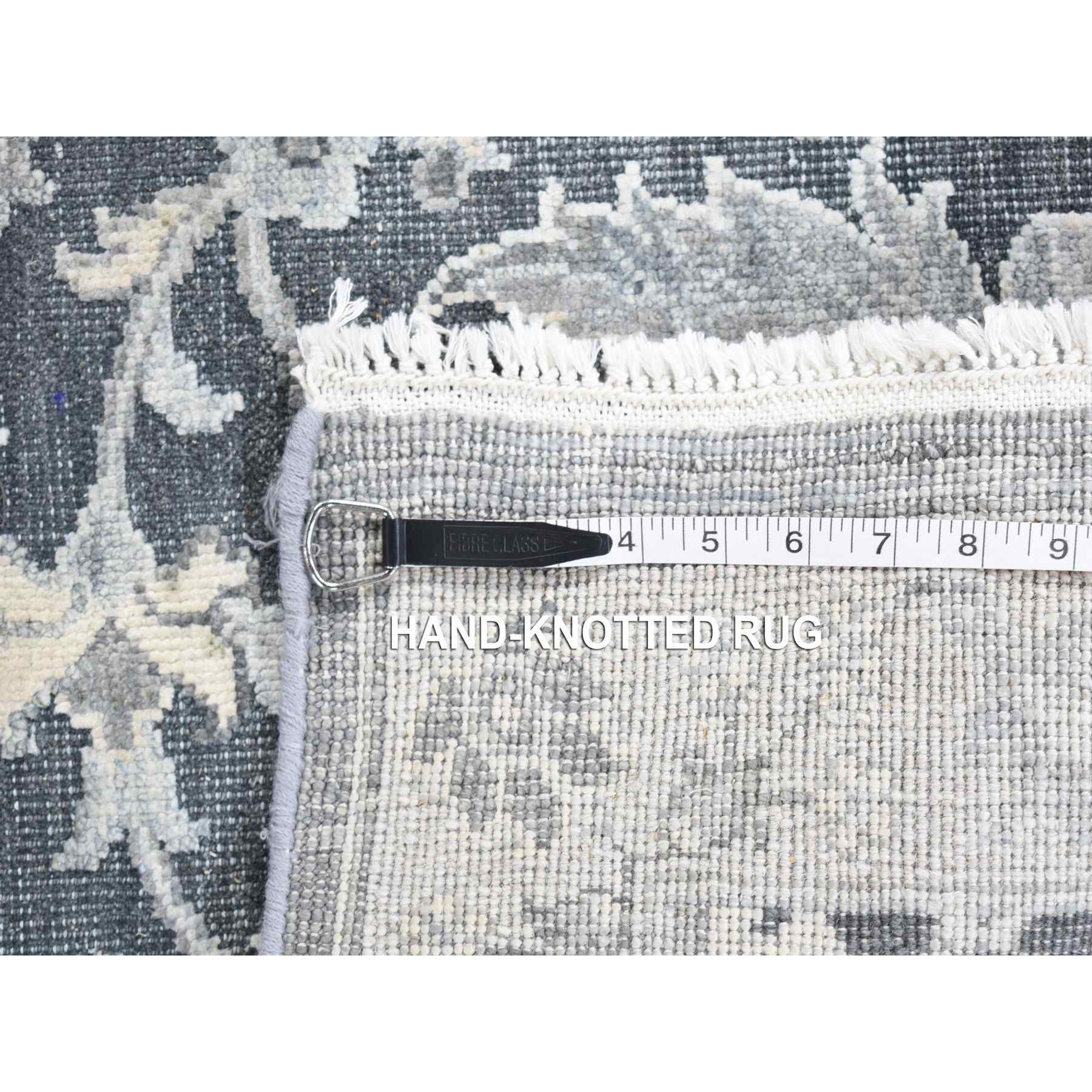 Oushak-And-Peshawar-Hand-Knotted-Rug-403410
