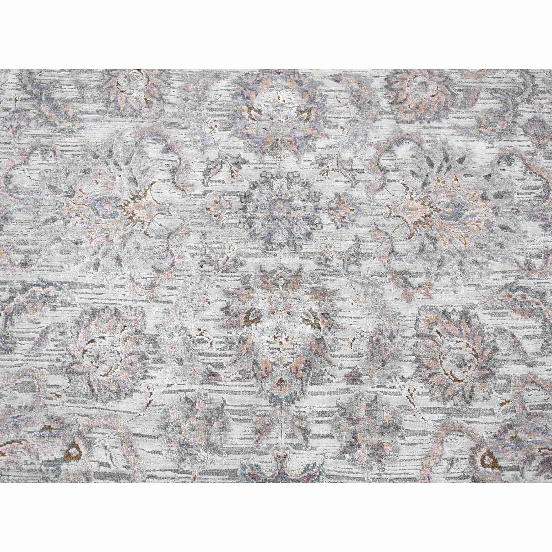Oushak-And-Peshawar-Hand-Knotted-Rug-403695