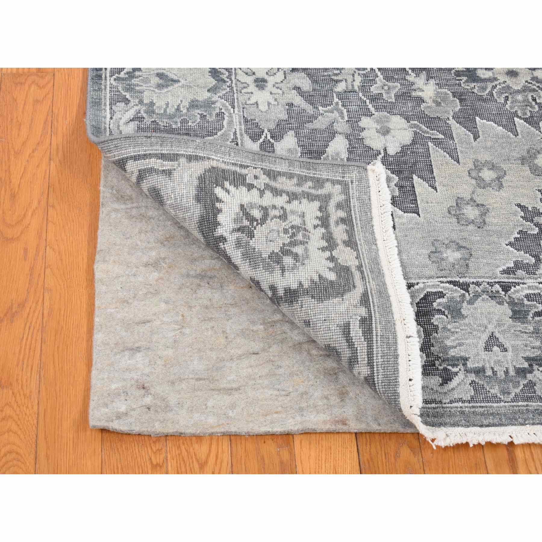Oushak-And-Peshawar-Hand-Knotted-Rug-403700