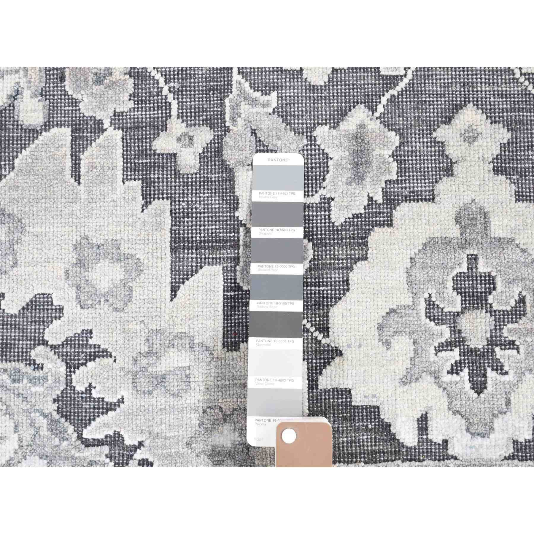 Oushak-And-Peshawar-Hand-Knotted-Rug-403700