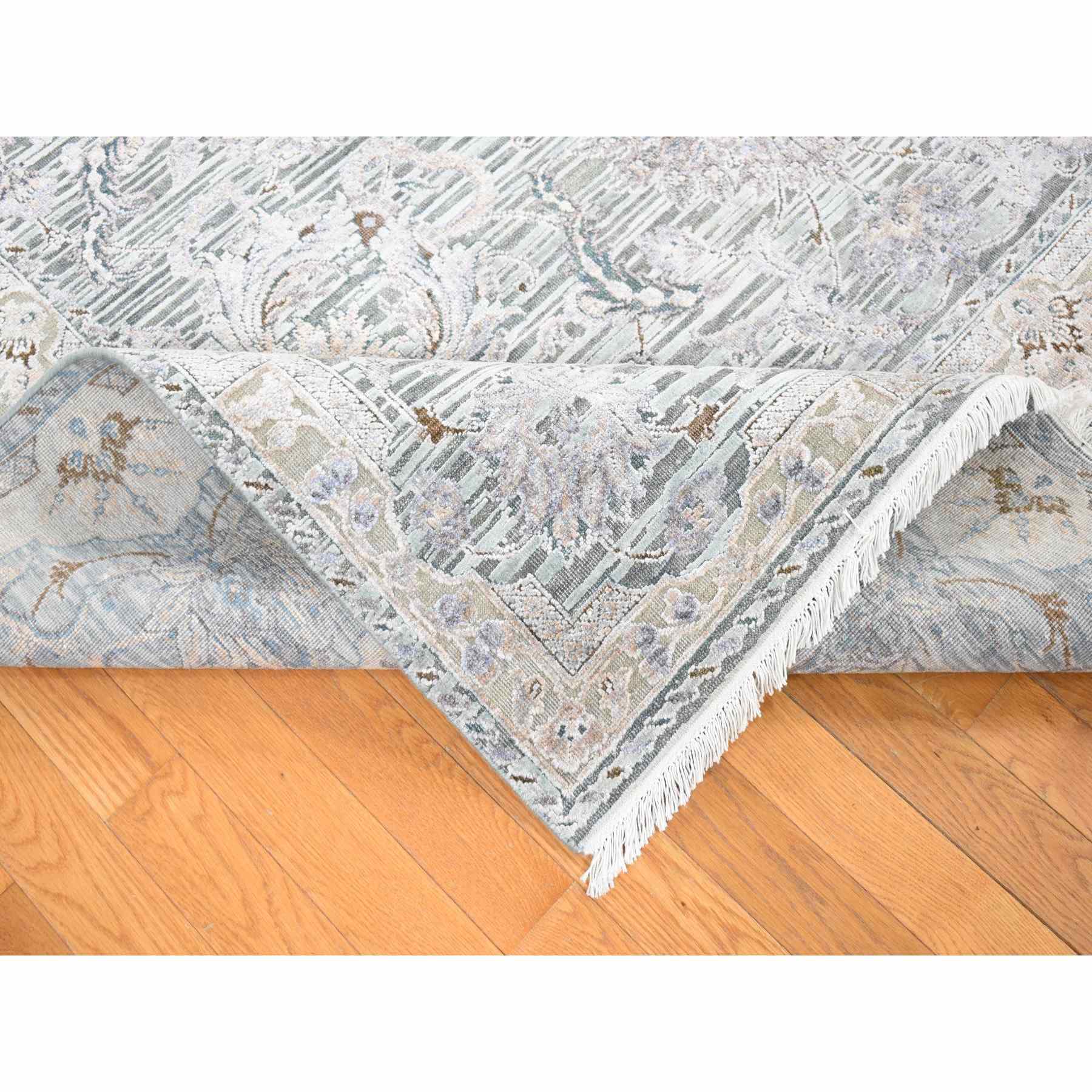 Oushak-And-Peshawar-Hand-Knotted-Rug-403940