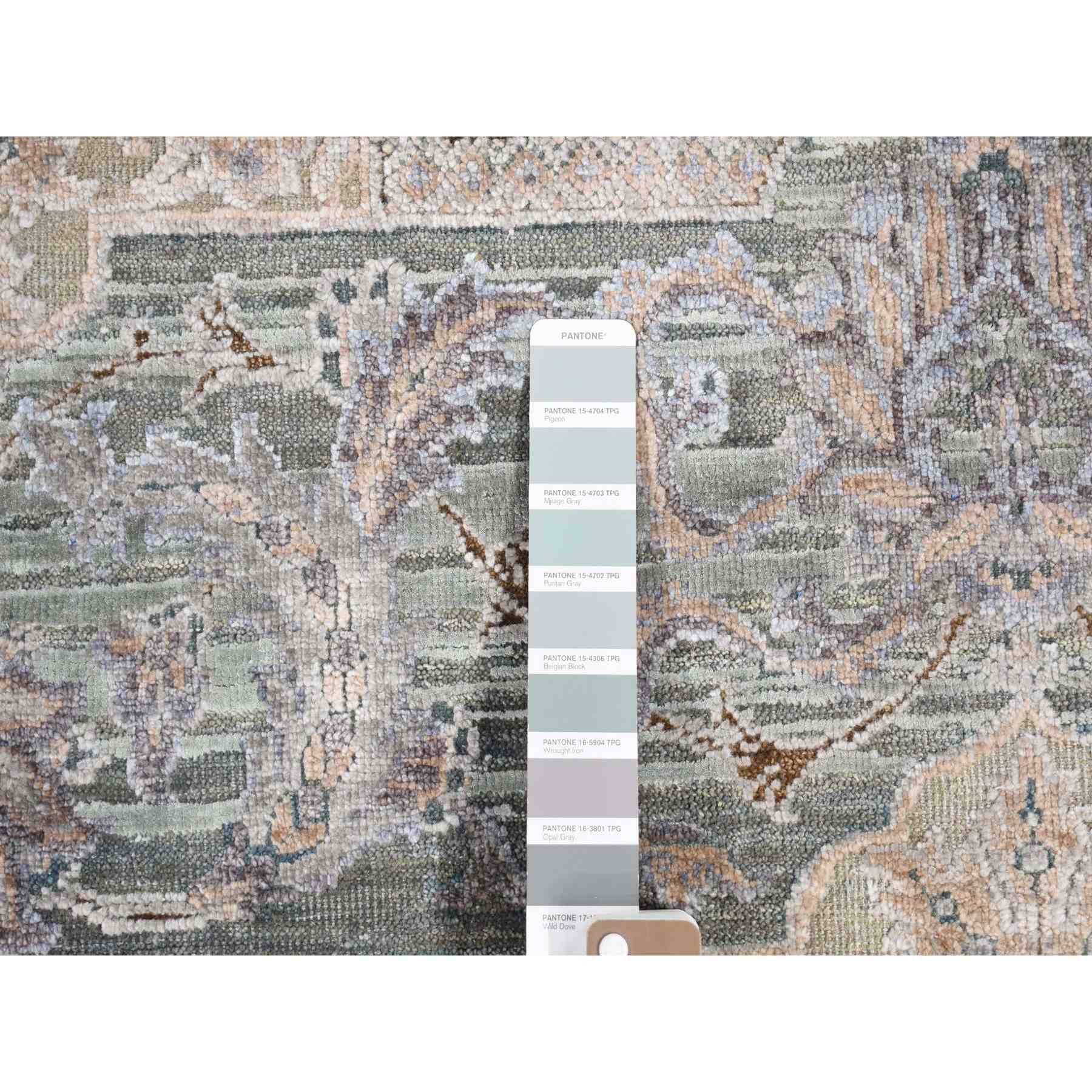 Oushak-And-Peshawar-Hand-Knotted-Rug-403940