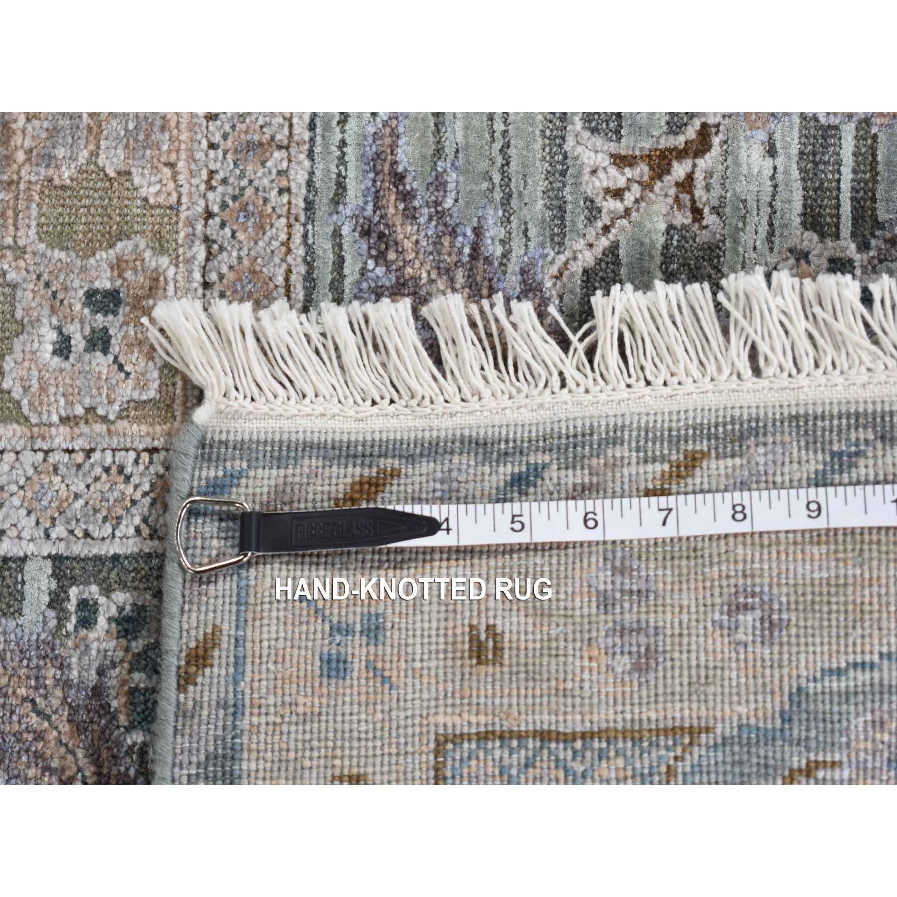 Oushak-And-Peshawar-Hand-Knotted-Rug-403940