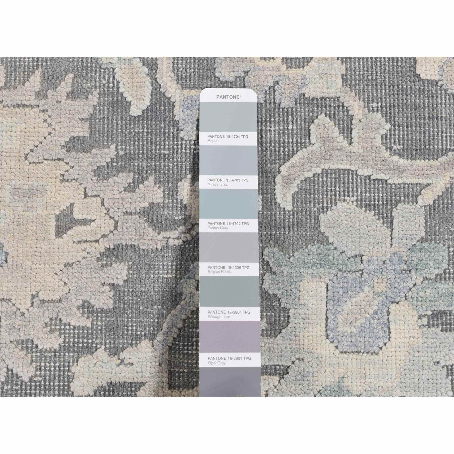 Oushak-And-Peshawar-Hand-Knotted-Rug-404950