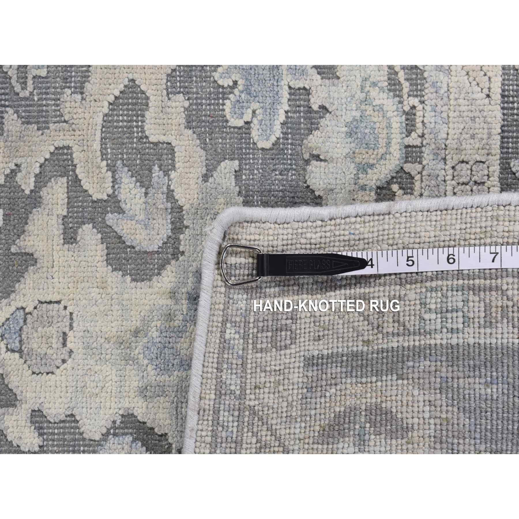 Oushak-And-Peshawar-Hand-Knotted-Rug-404950