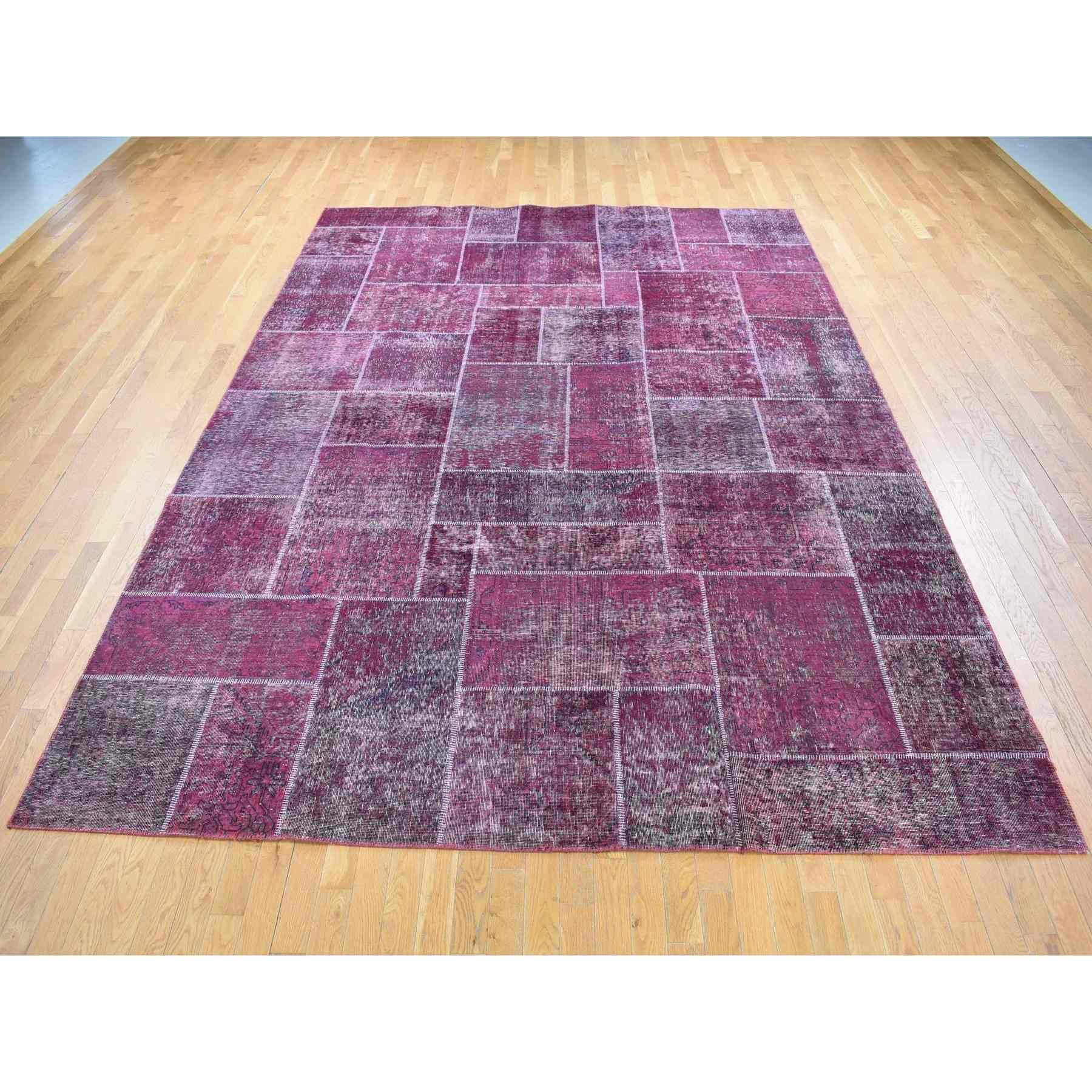 Vintage-Hand-Knotted-Rug-403310