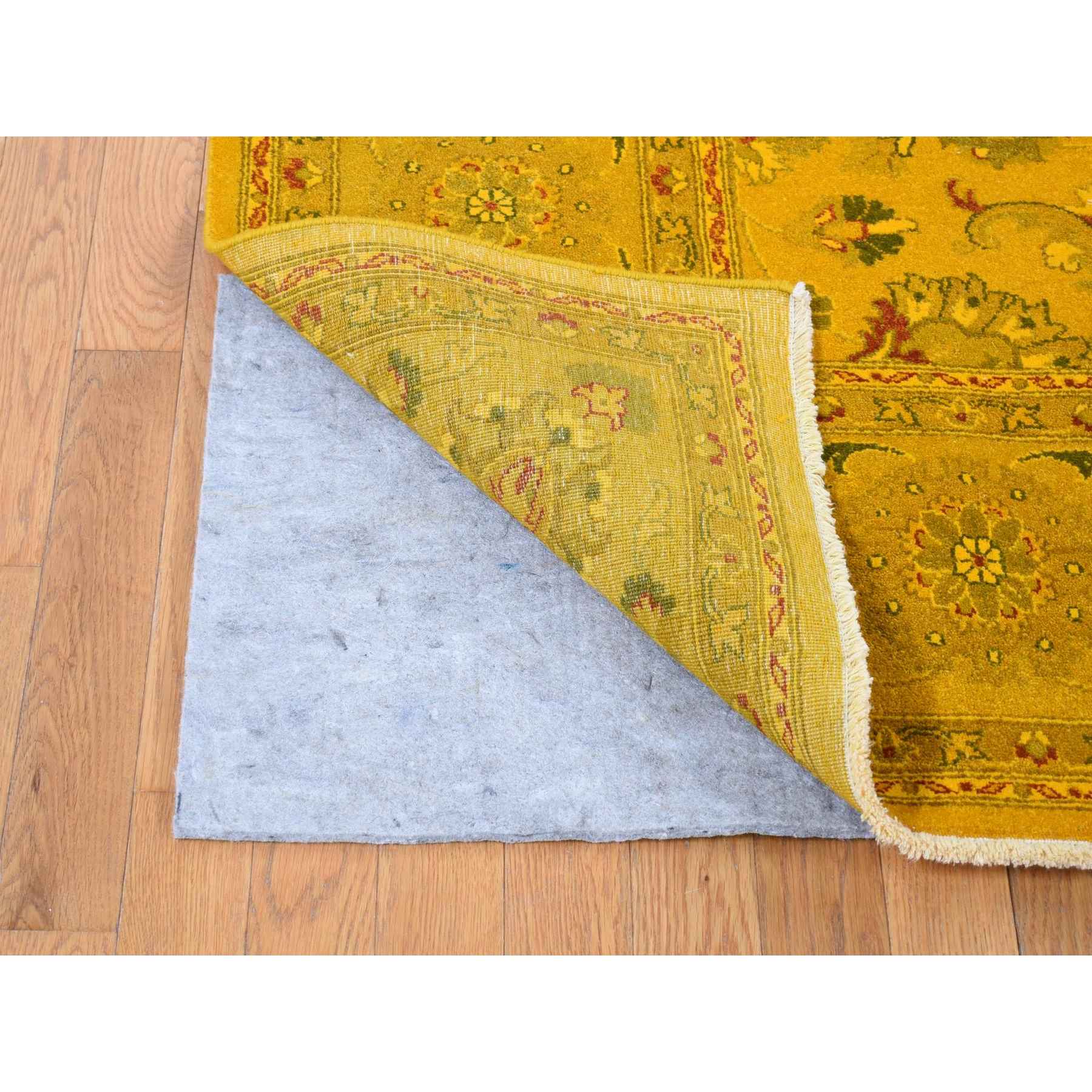 Overdyed-Vintage-Hand-Knotted-Rug-403335