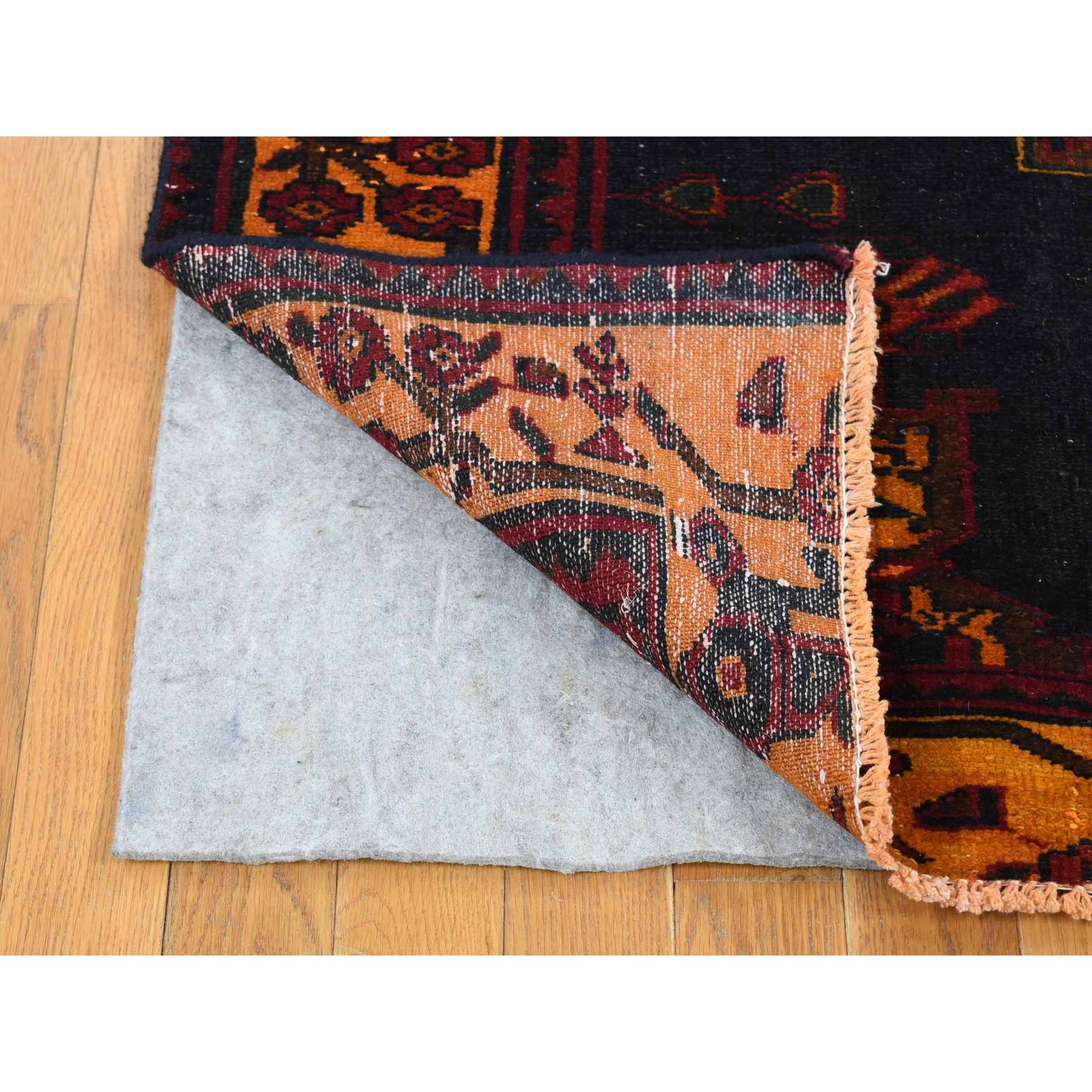 Overdyed-Vintage-Hand-Knotted-Rug-403340