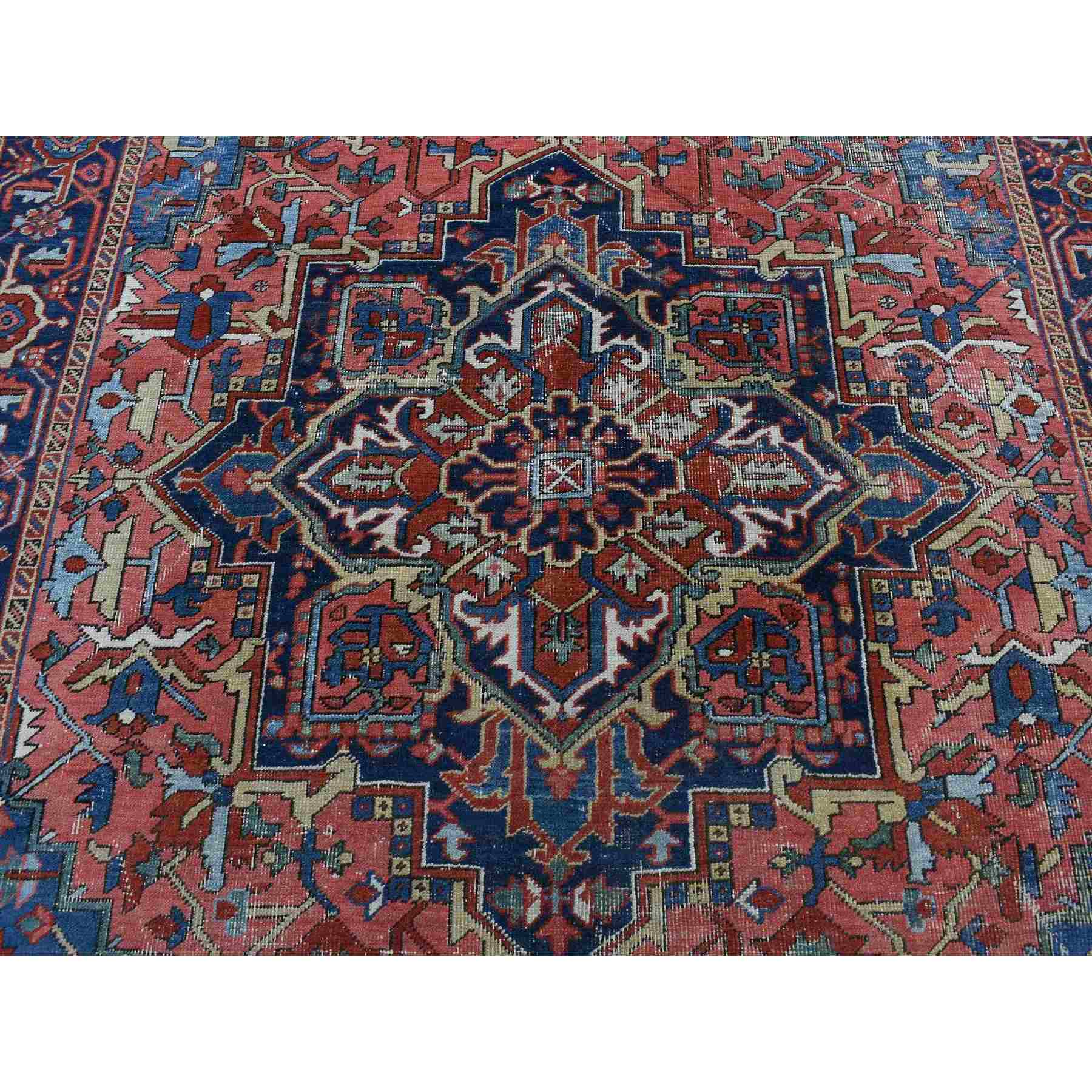 Overdyed-Vintage-Hand-Knotted-Rug-404155