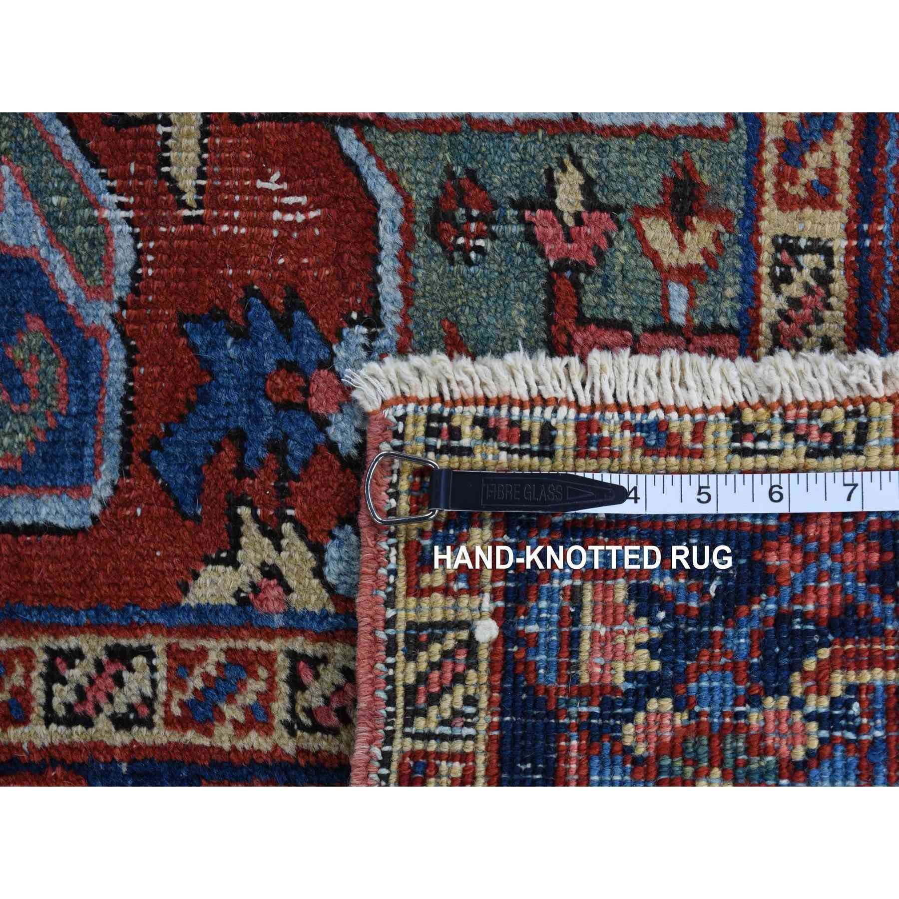 Overdyed-Vintage-Hand-Knotted-Rug-404155