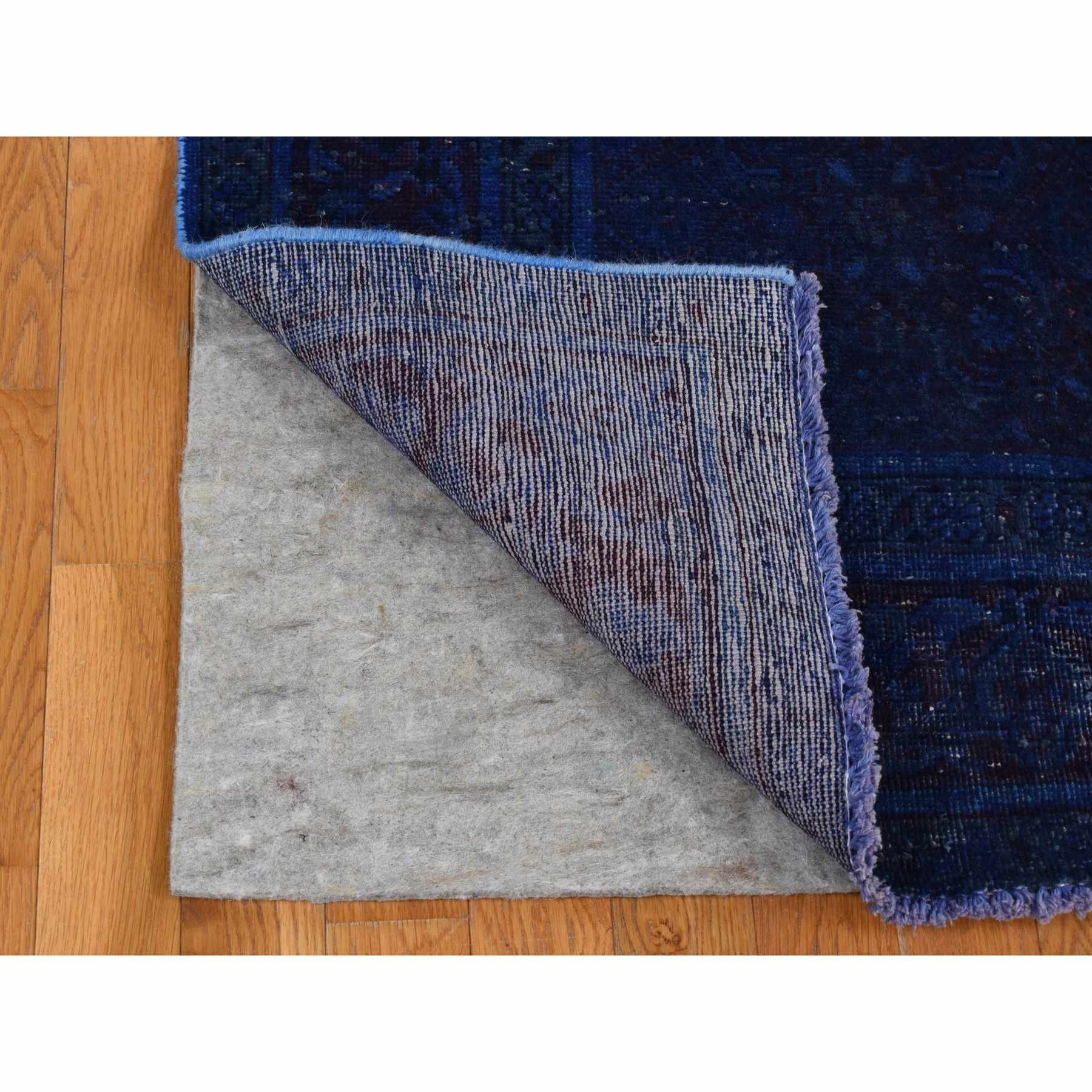 Overdyed-Vintage-Hand-Knotted-Rug-404300