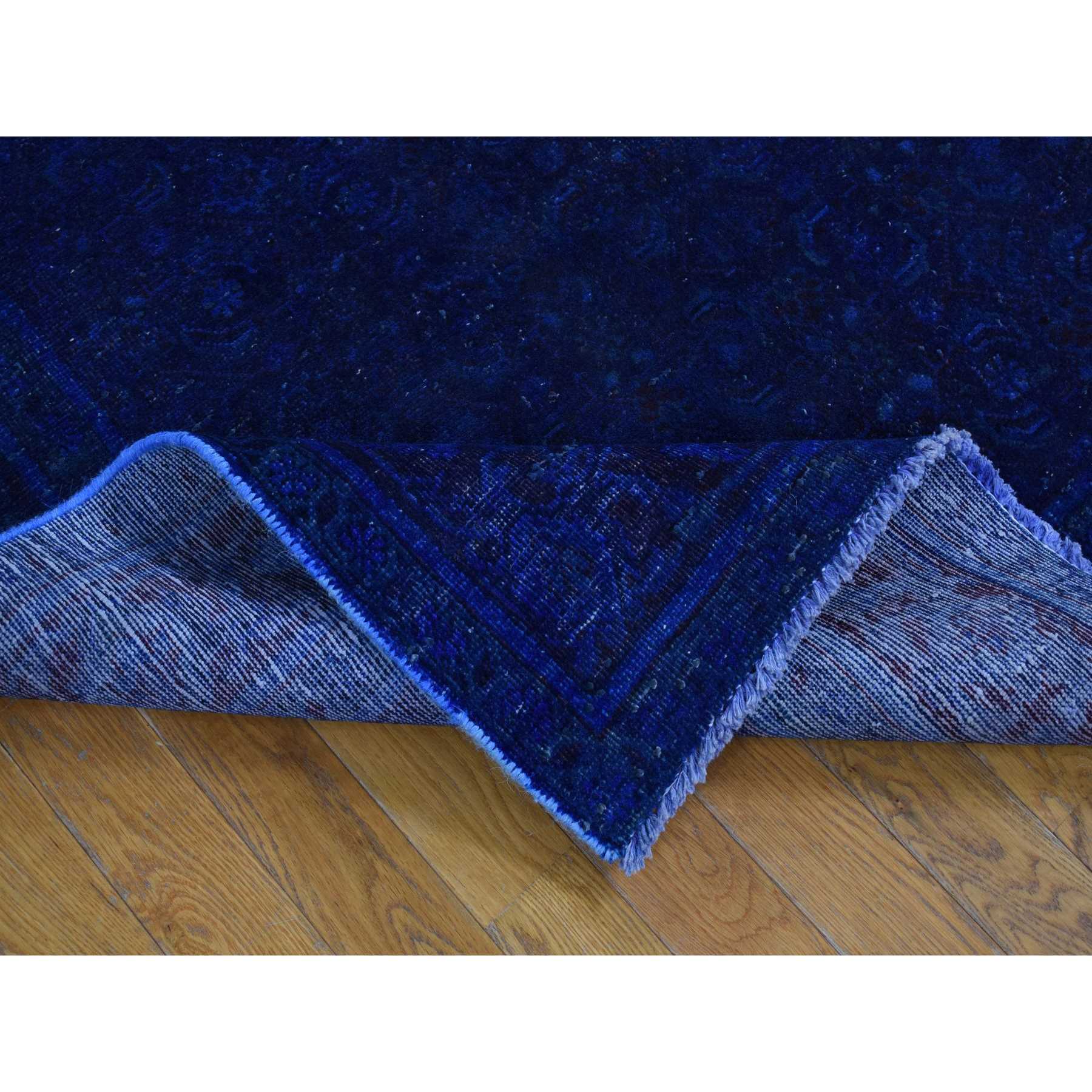 Overdyed-Vintage-Hand-Knotted-Rug-404300