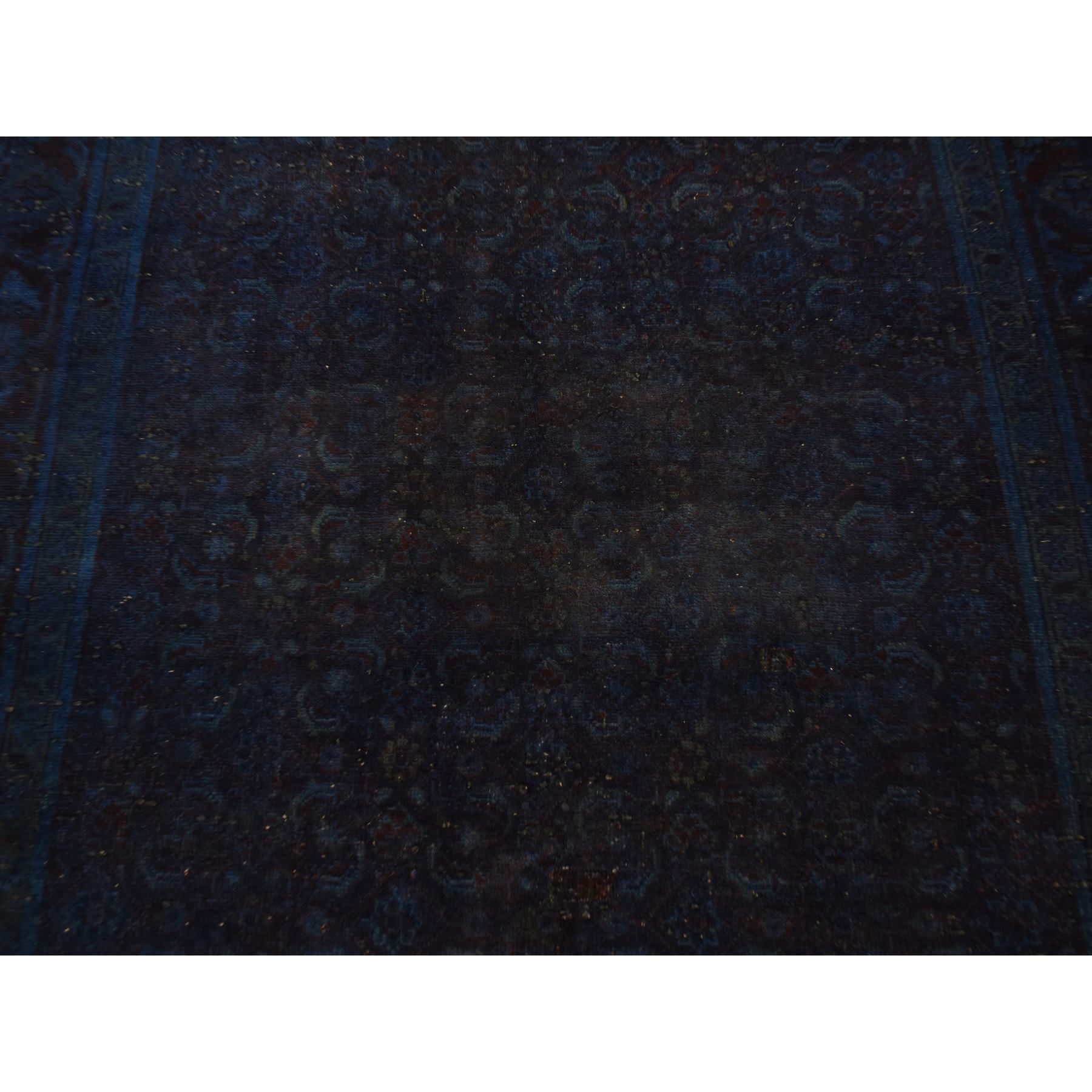 Overdyed-Vintage-Hand-Knotted-Rug-404300