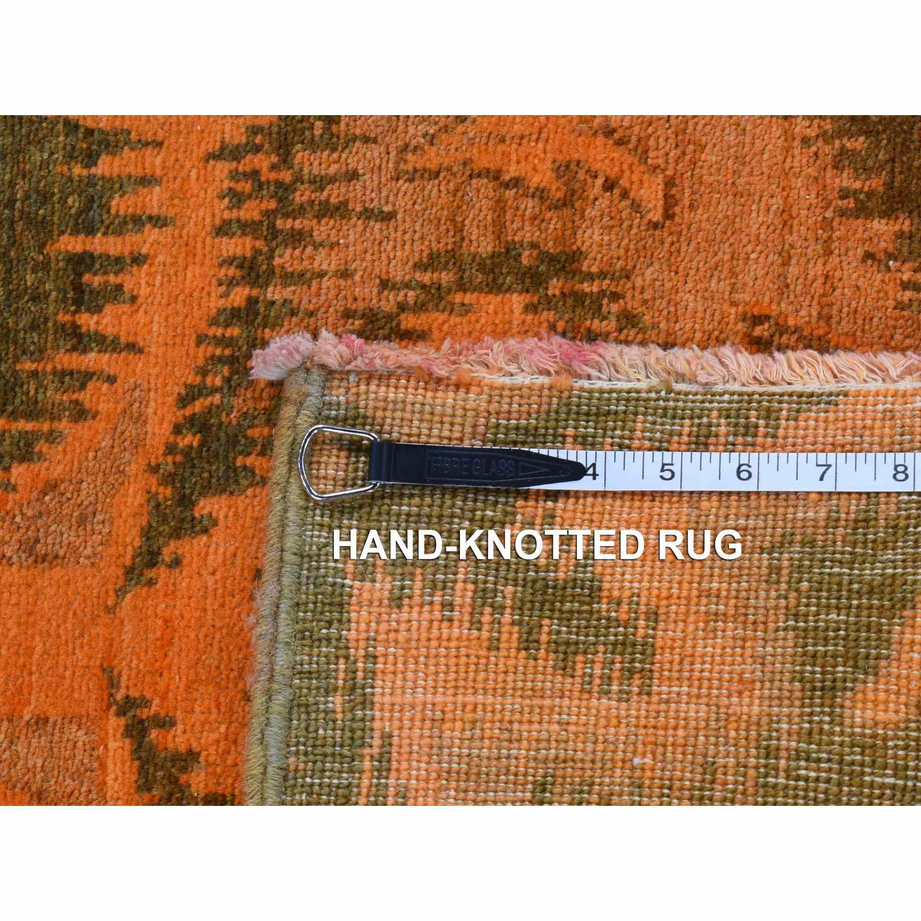 Overdyed-Vintage-Hand-Knotted-Rug-404315