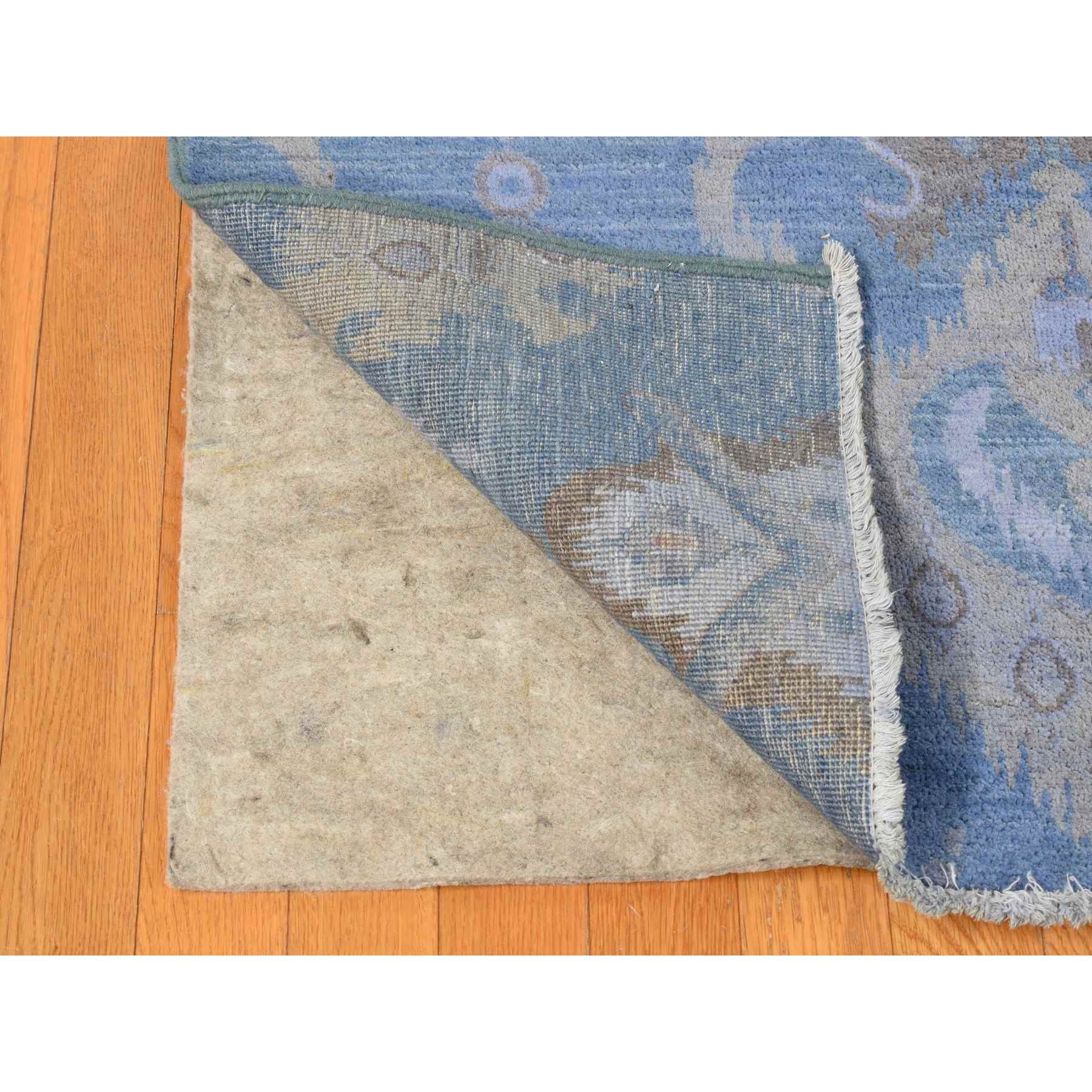 Overdyed-Vintage-Hand-Knotted-Rug-404345