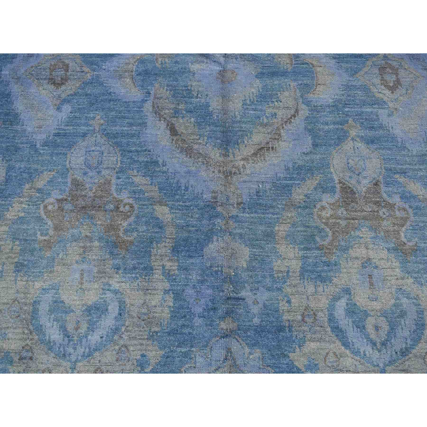 Overdyed-Vintage-Hand-Knotted-Rug-404345