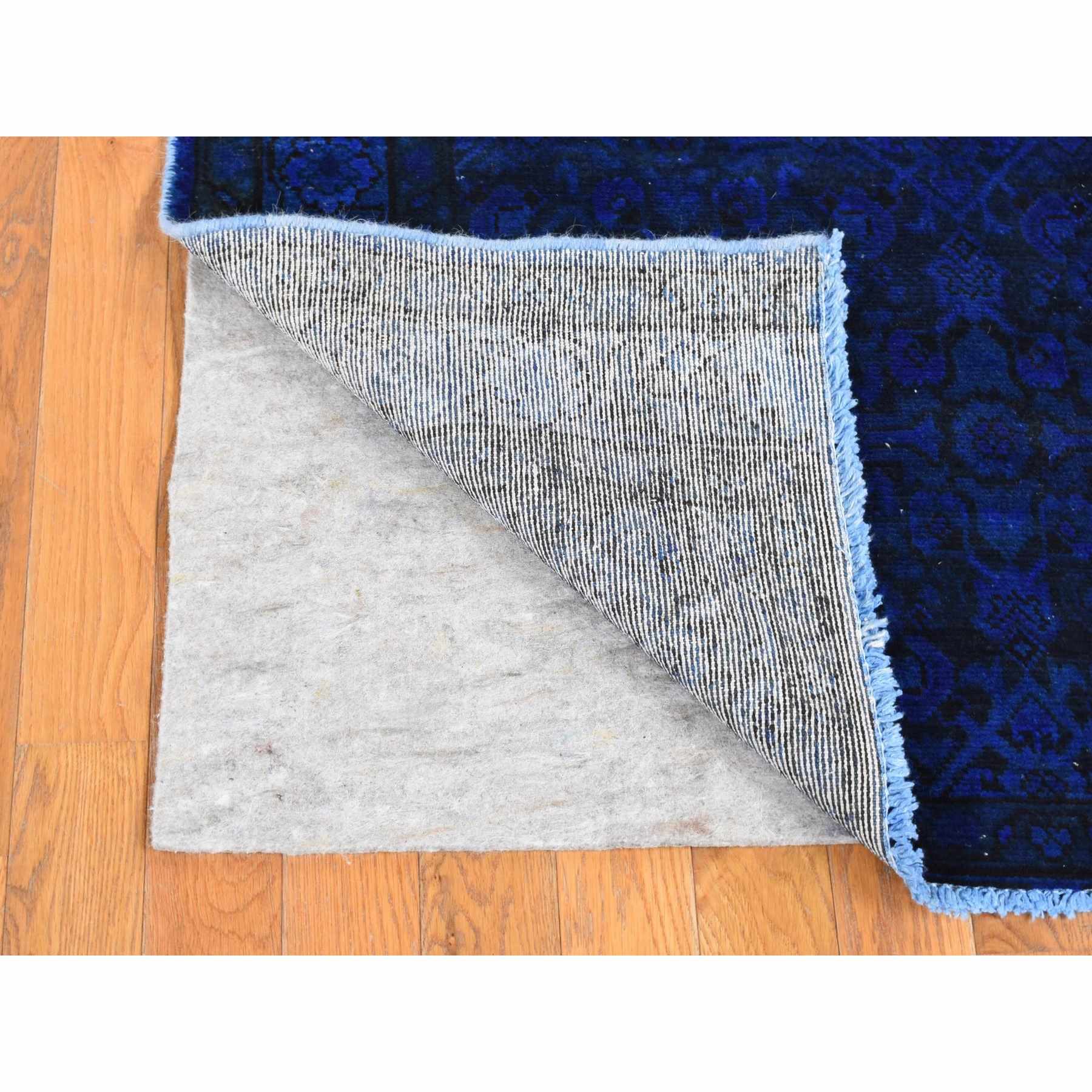 Overdyed-Vintage-Hand-Knotted-Rug-404365
