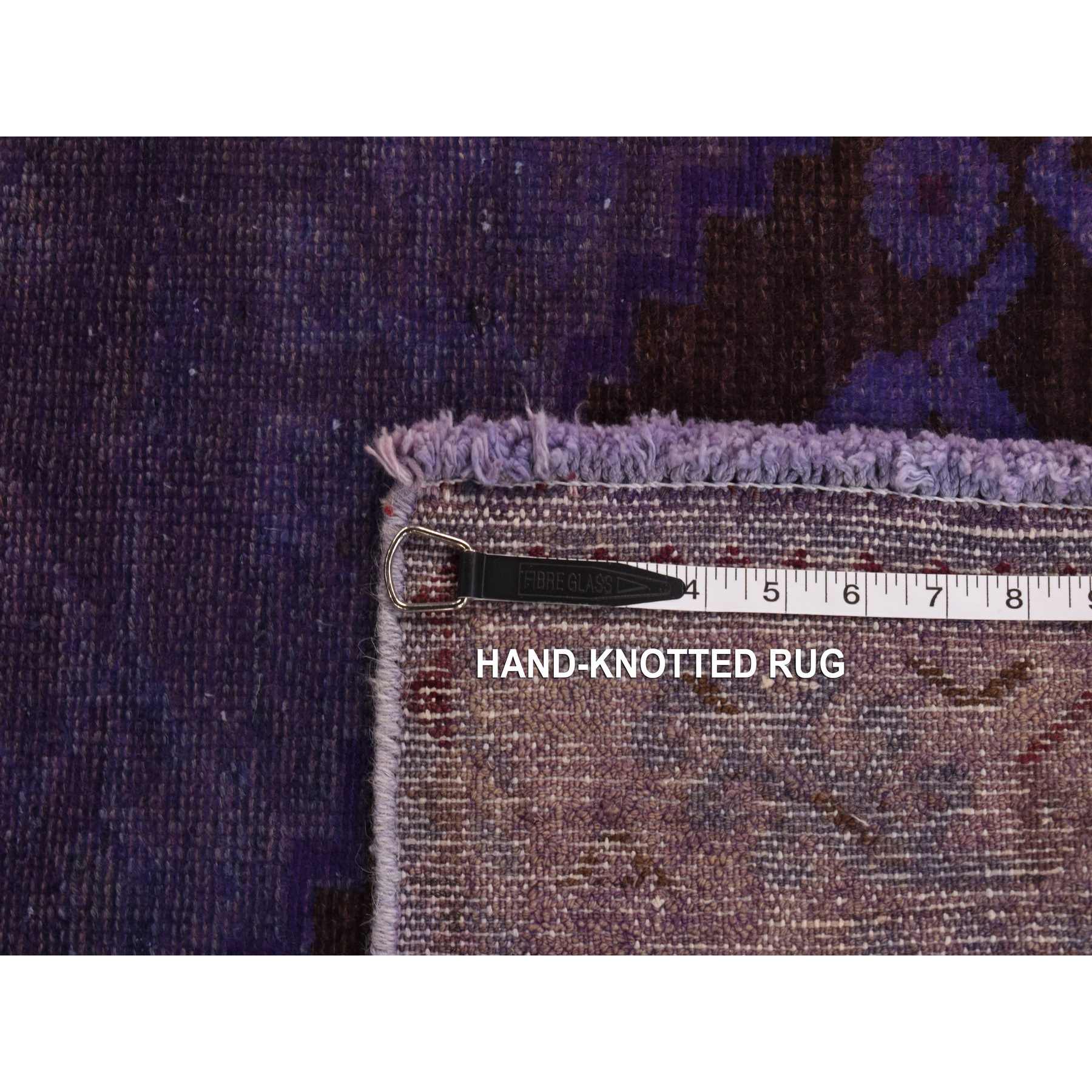 Overdyed-Vintage-Hand-Knotted-Rug-404400