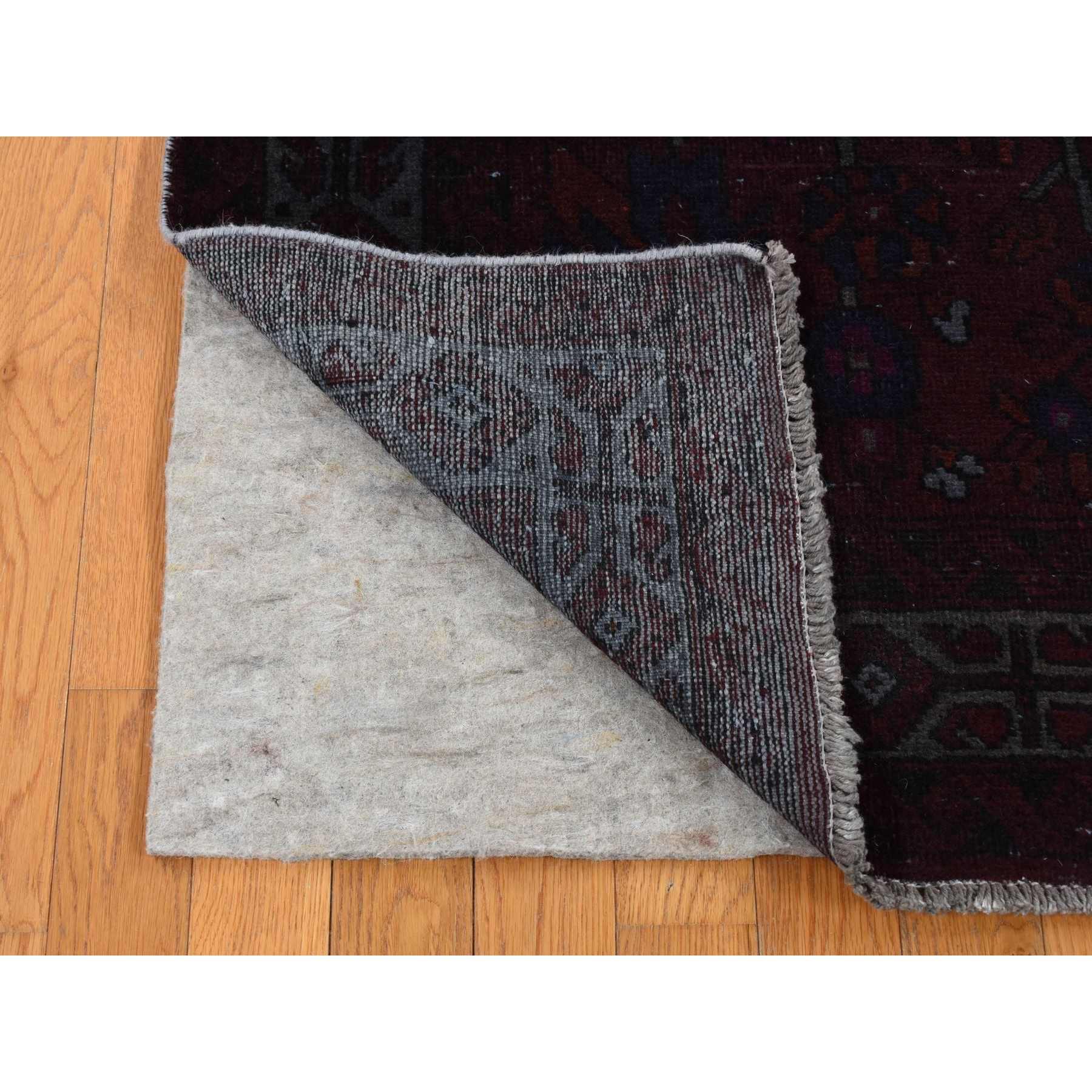 Overdyed-Vintage-Hand-Knotted-Rug-404480