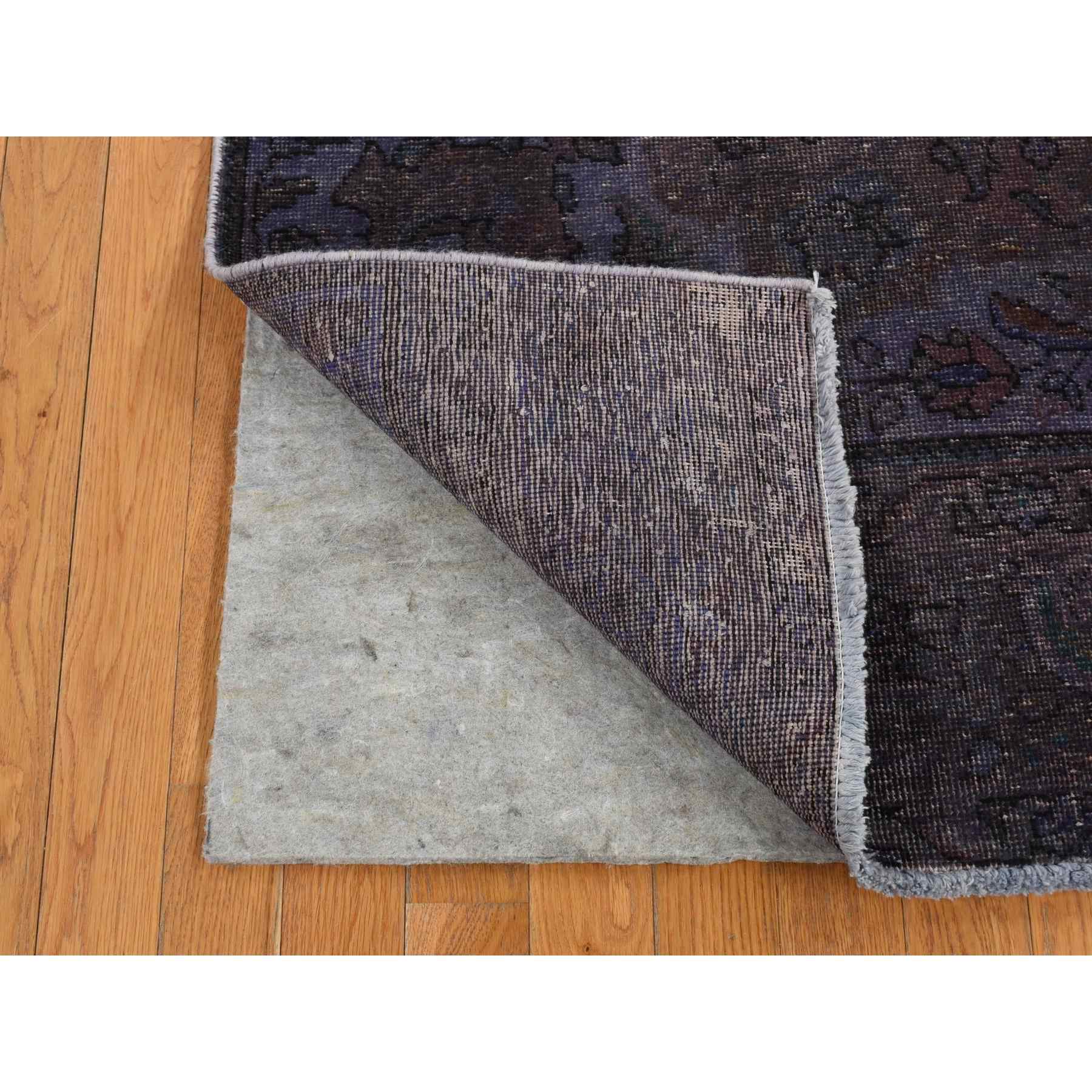 Overdyed-Vintage-Hand-Knotted-Rug-404495