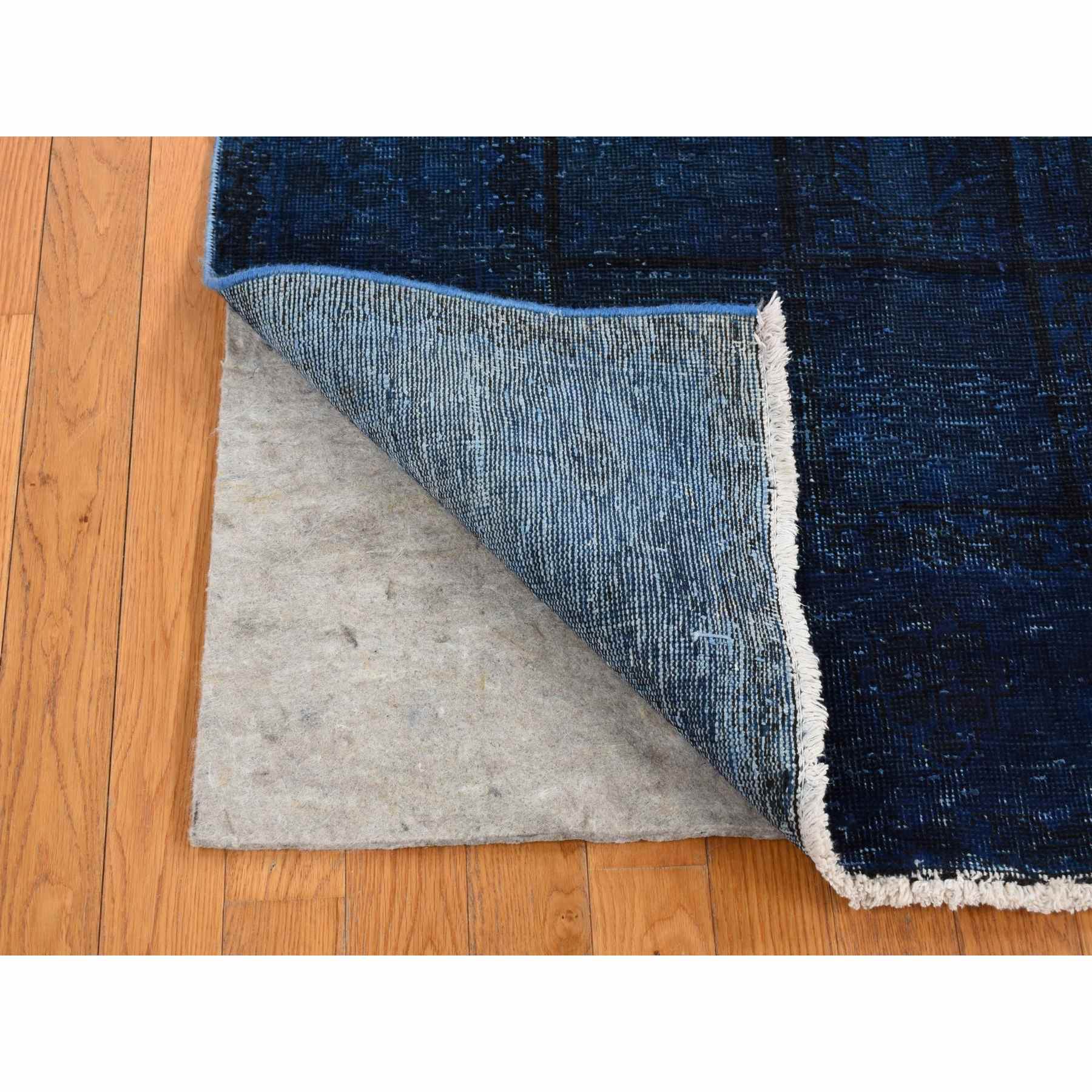 Overdyed-Vintage-Hand-Knotted-Rug-404620
