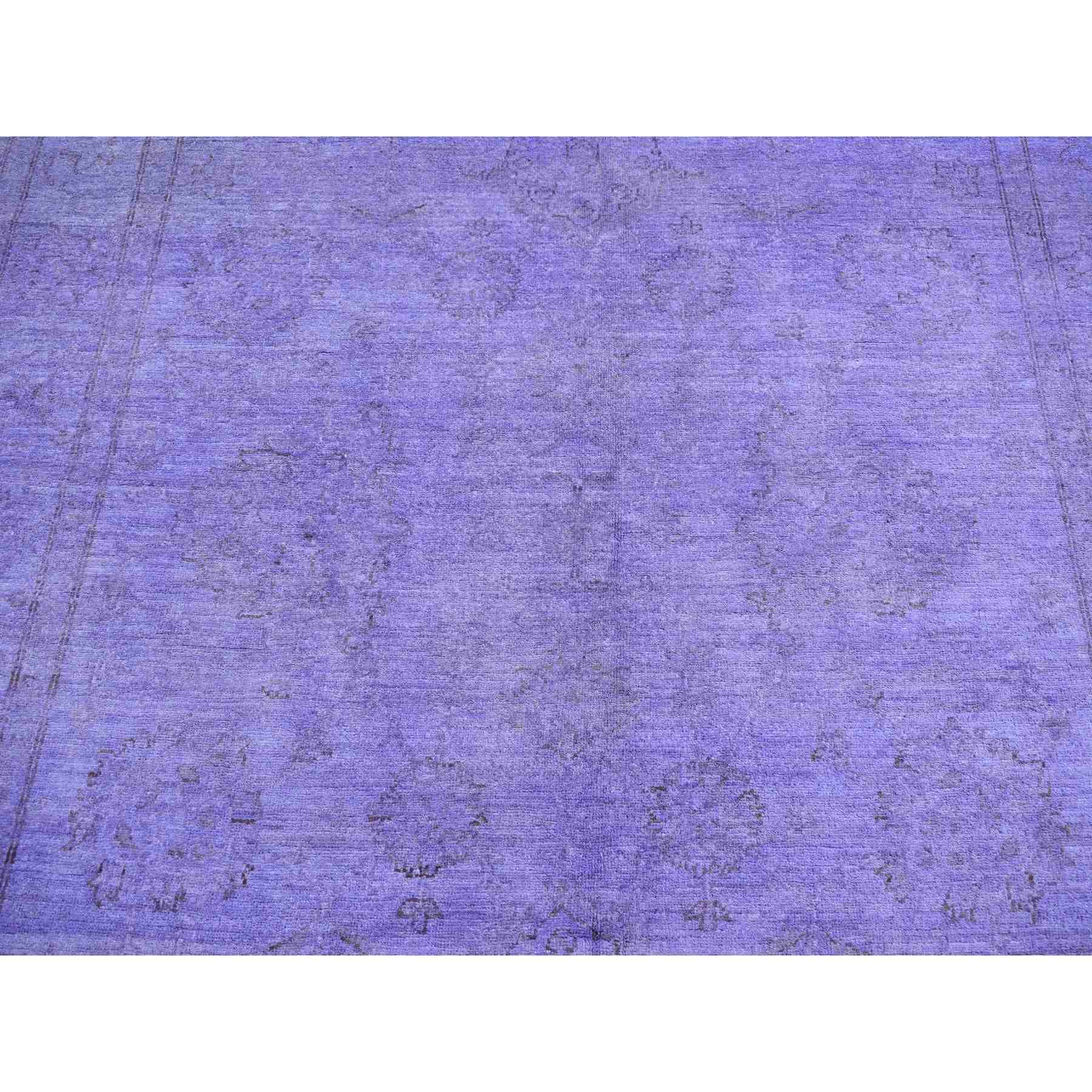 Overdyed-Vintage-Hand-Knotted-Rug-404650