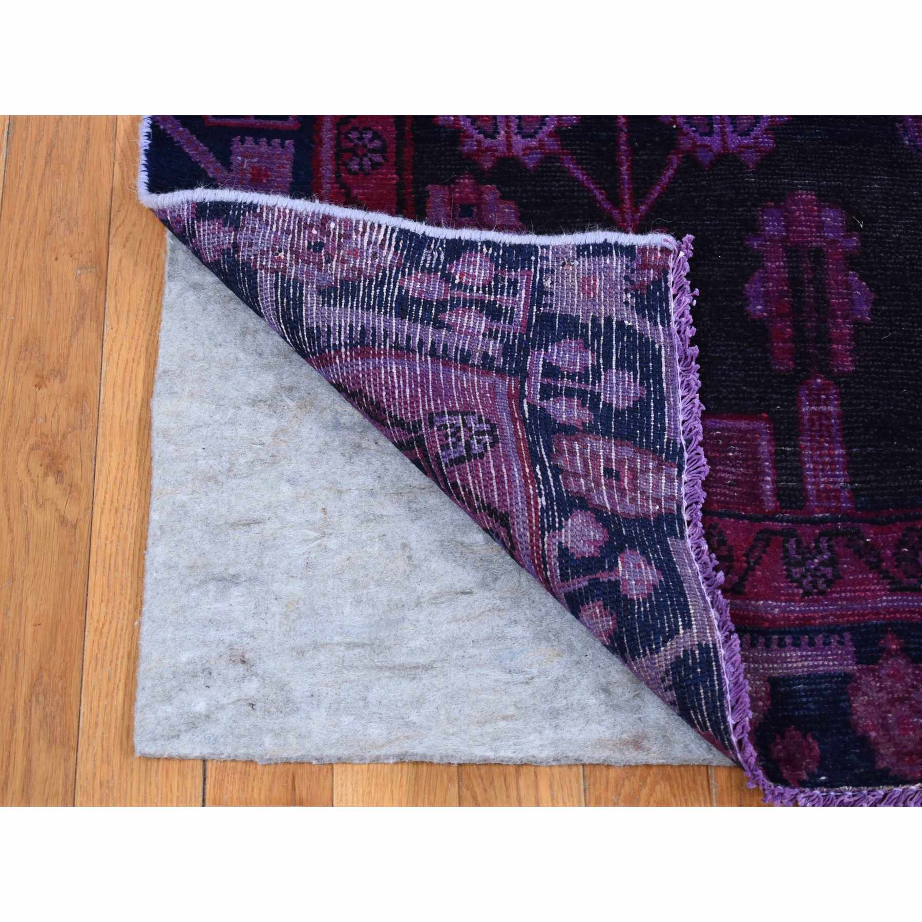 Overdyed-Vintage-Hand-Knotted-Rug-404770