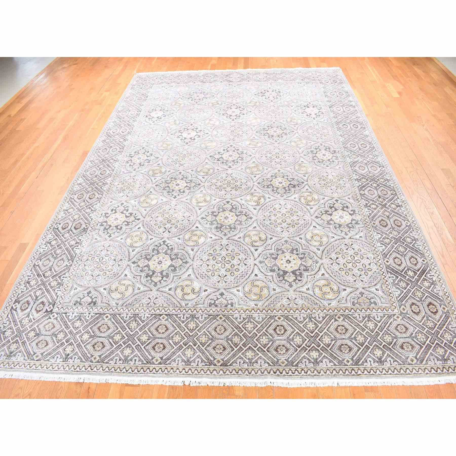 Transitional-Hand-Knotted-Rug-403430