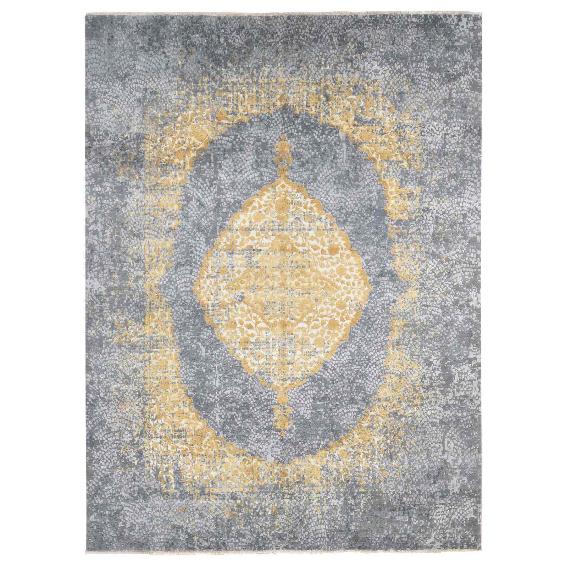 Transitional-Hand-Knotted-Rug-403640