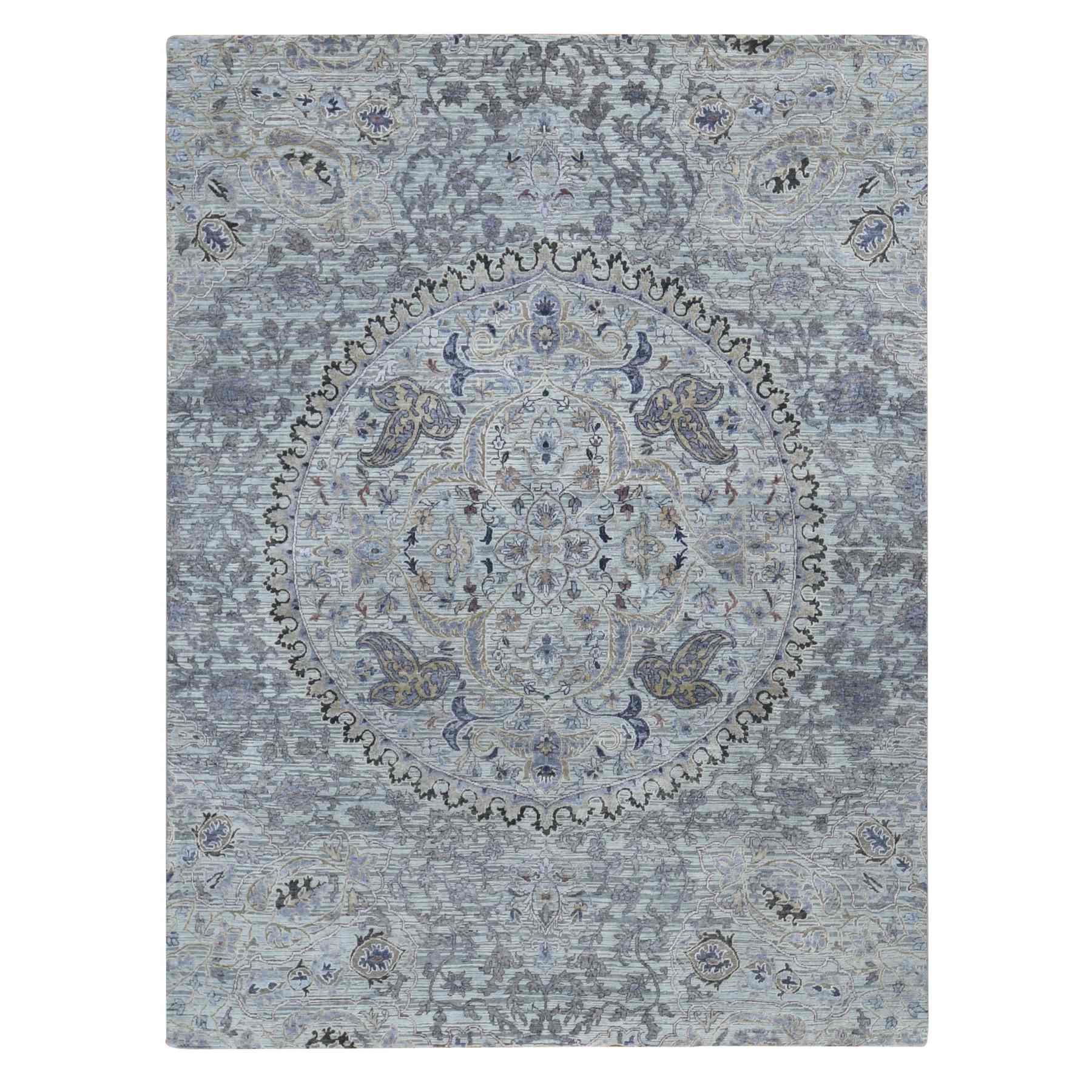 Transitional-Hand-Knotted-Rug-403710