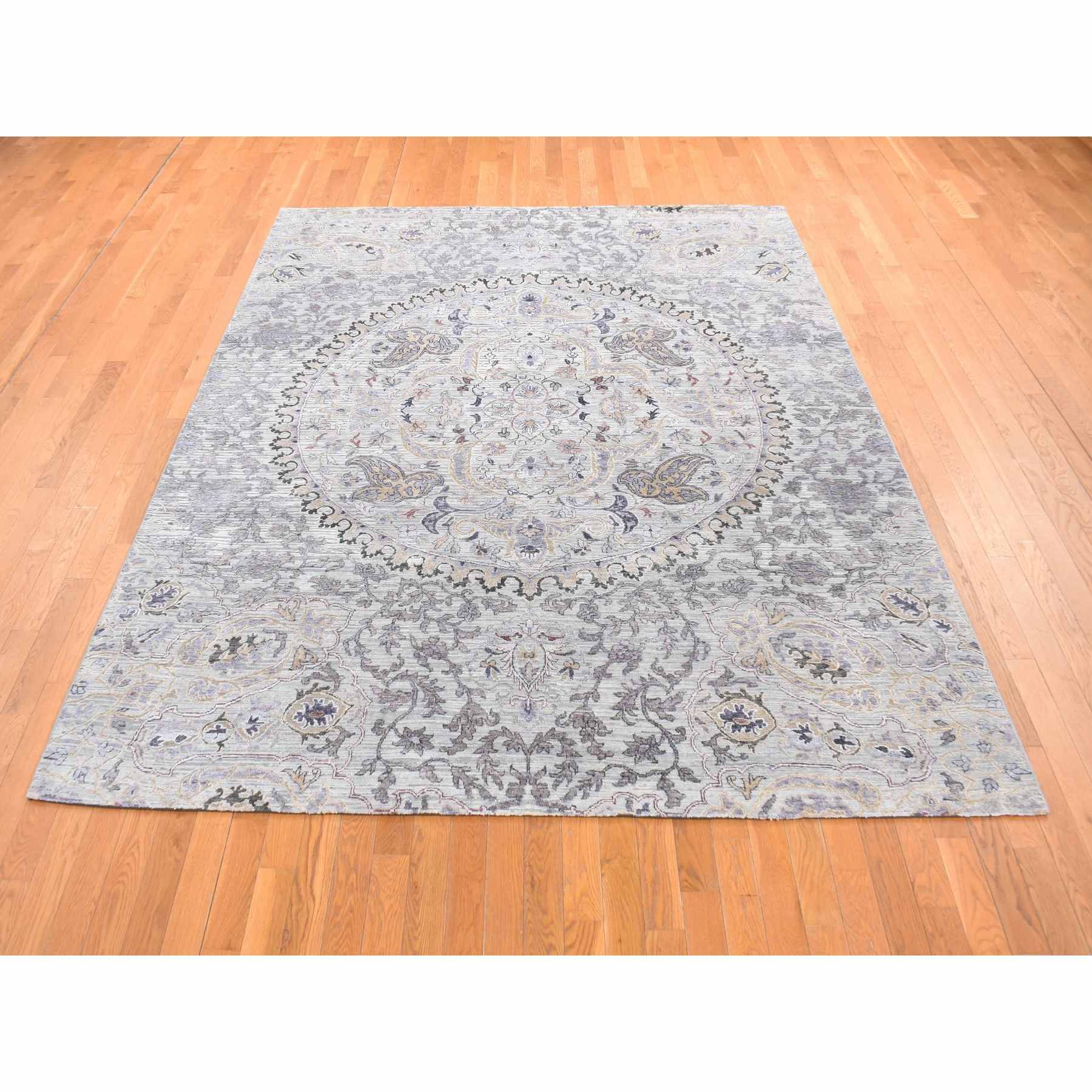 Transitional-Hand-Knotted-Rug-403710