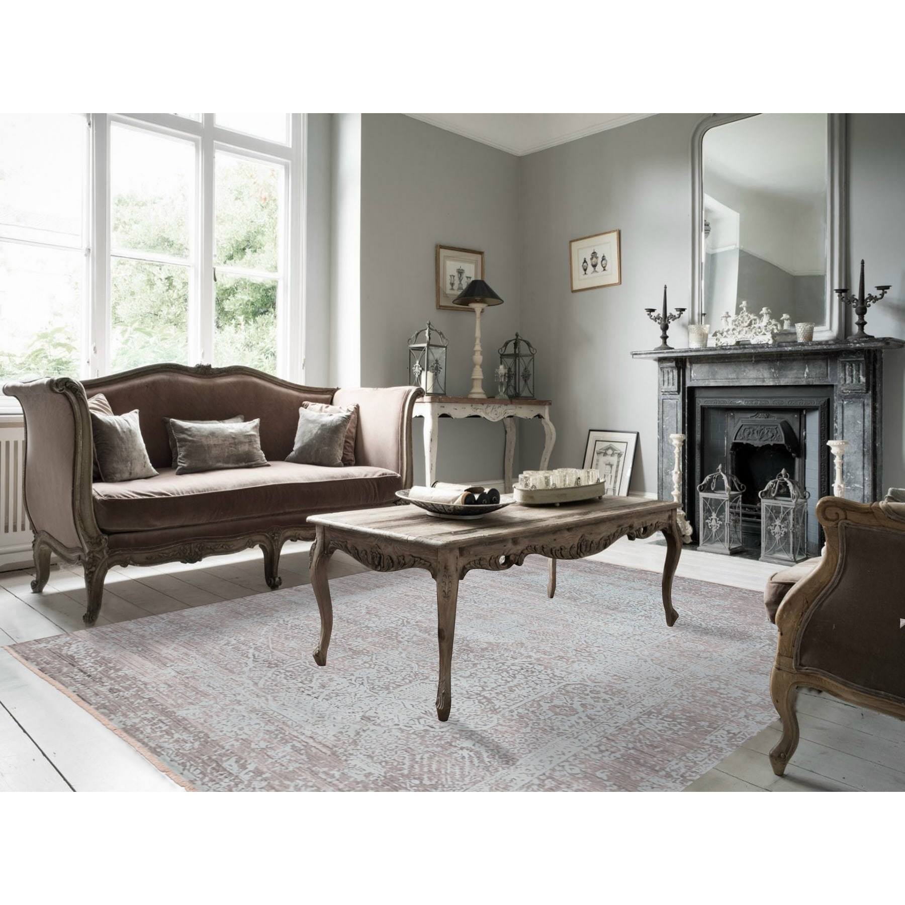 Transitional-Hand-Knotted-Rug-403945