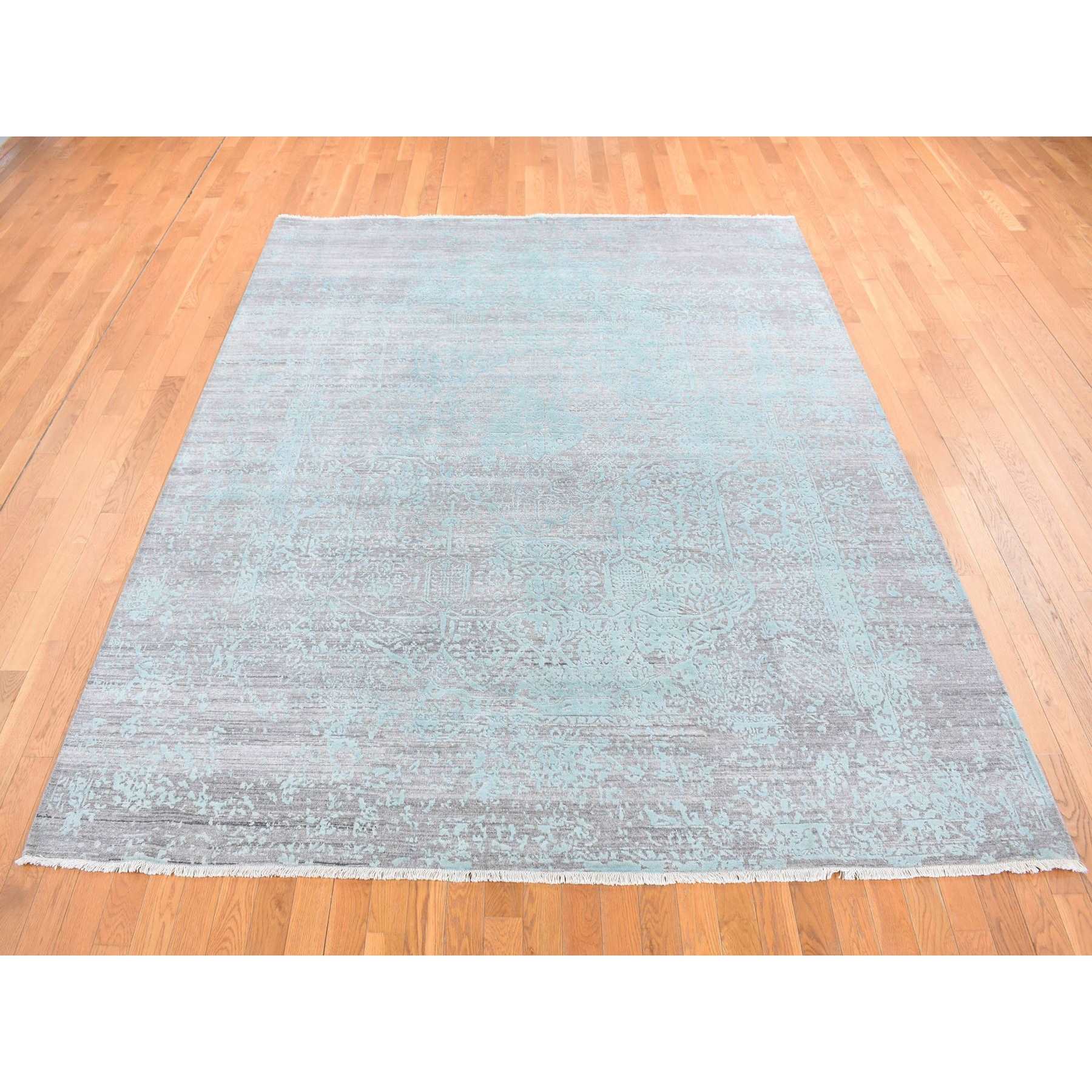 Transitional-Hand-Knotted-Rug-403945